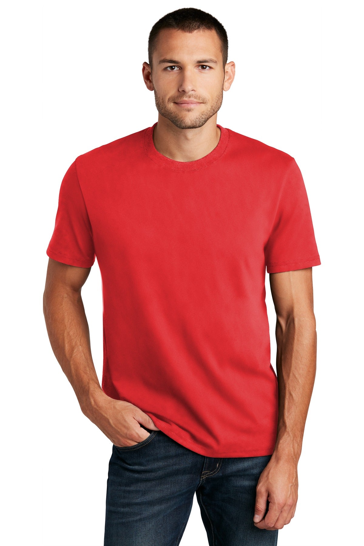 Custom Ruby Red Re-Tee DT8000, personalized by SanCanDo Swag in Argyle, TX