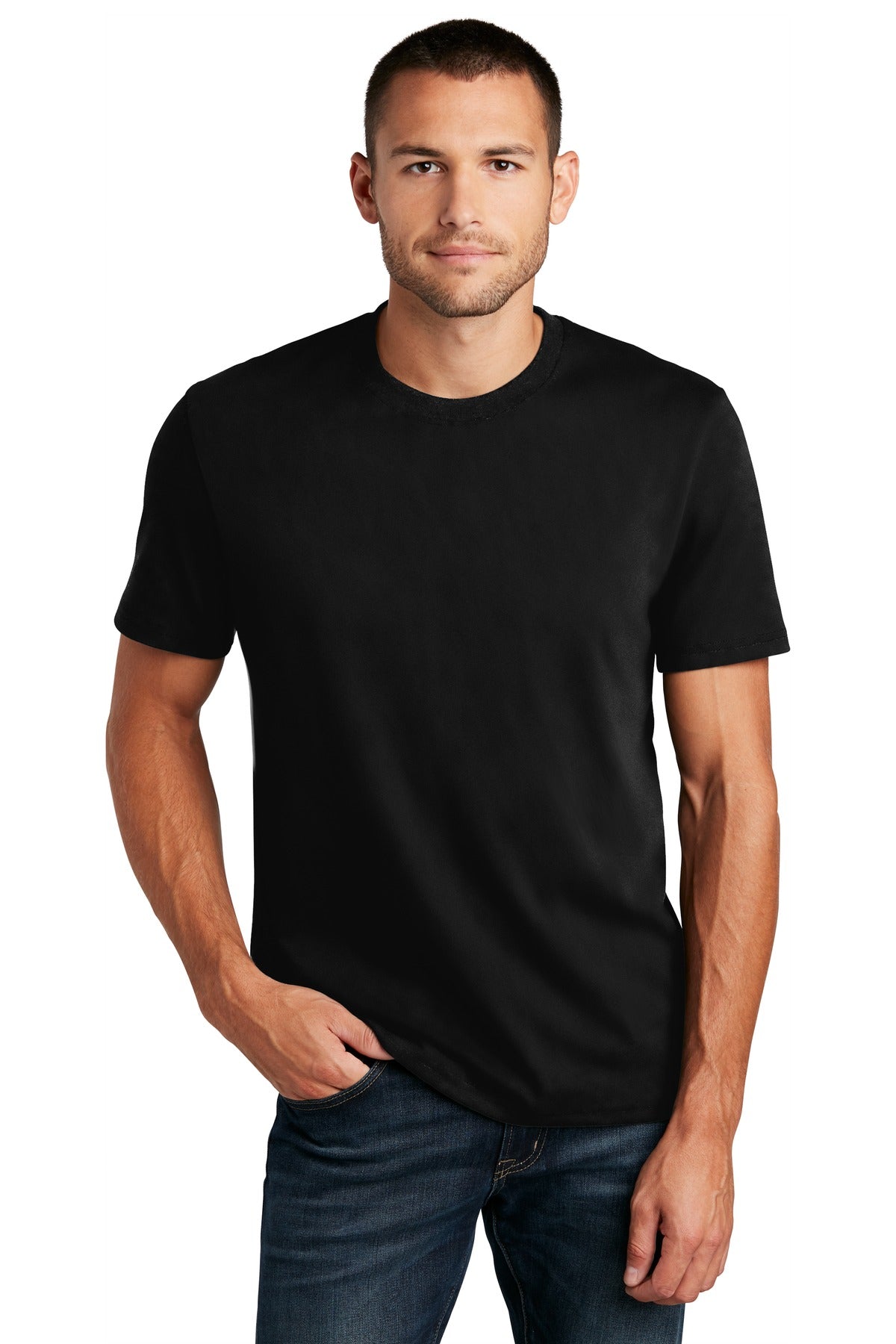 Custom Black Re-Tee DT8000, personalized by SanCanDo Swag in Argyle, TX