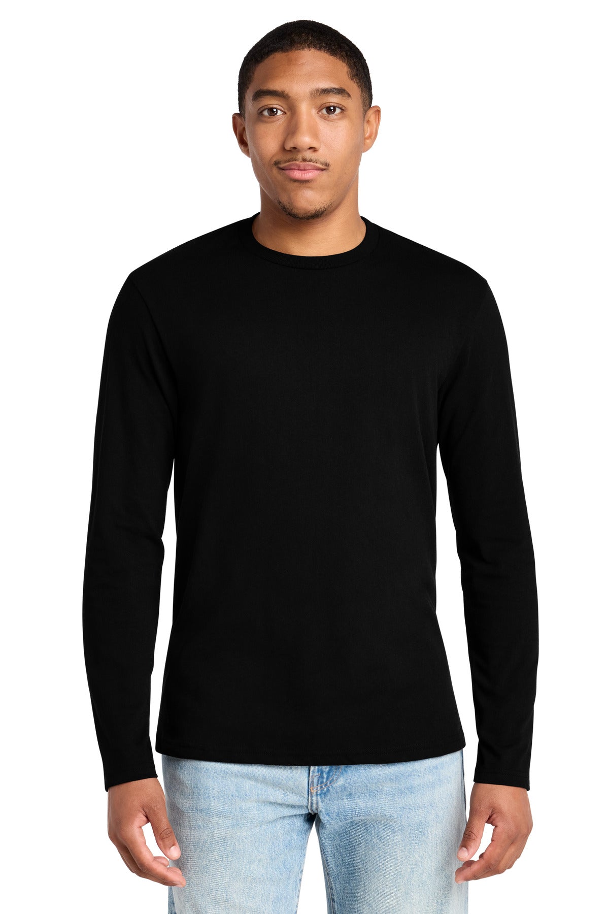 Custom Black Re-Tee Long Sleeve DT8003, personalized by SanCanDo Swag in Argyle, TX