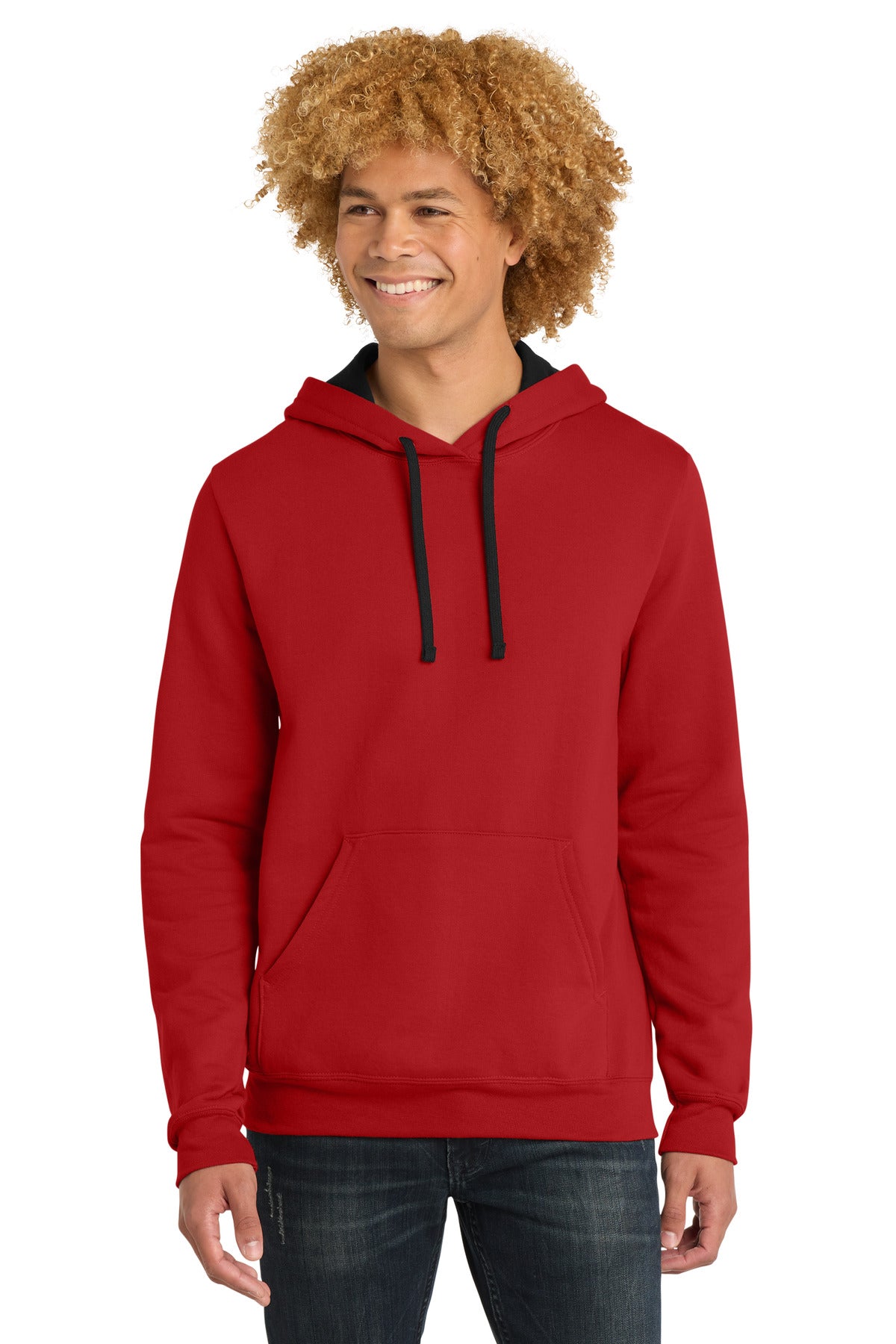 Custom New Red The Concert Fleece Hoodie DT810, personalized by SanCanDo Swag in Argyle, TX