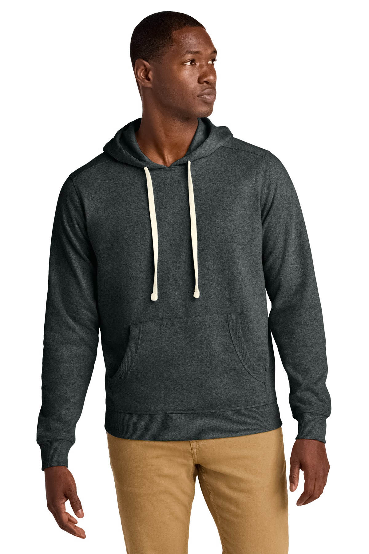 Custom Charcoal Heather Re-FleeceHoodie DT8100, personalized by SanCanDo Swag in Argyle, TX