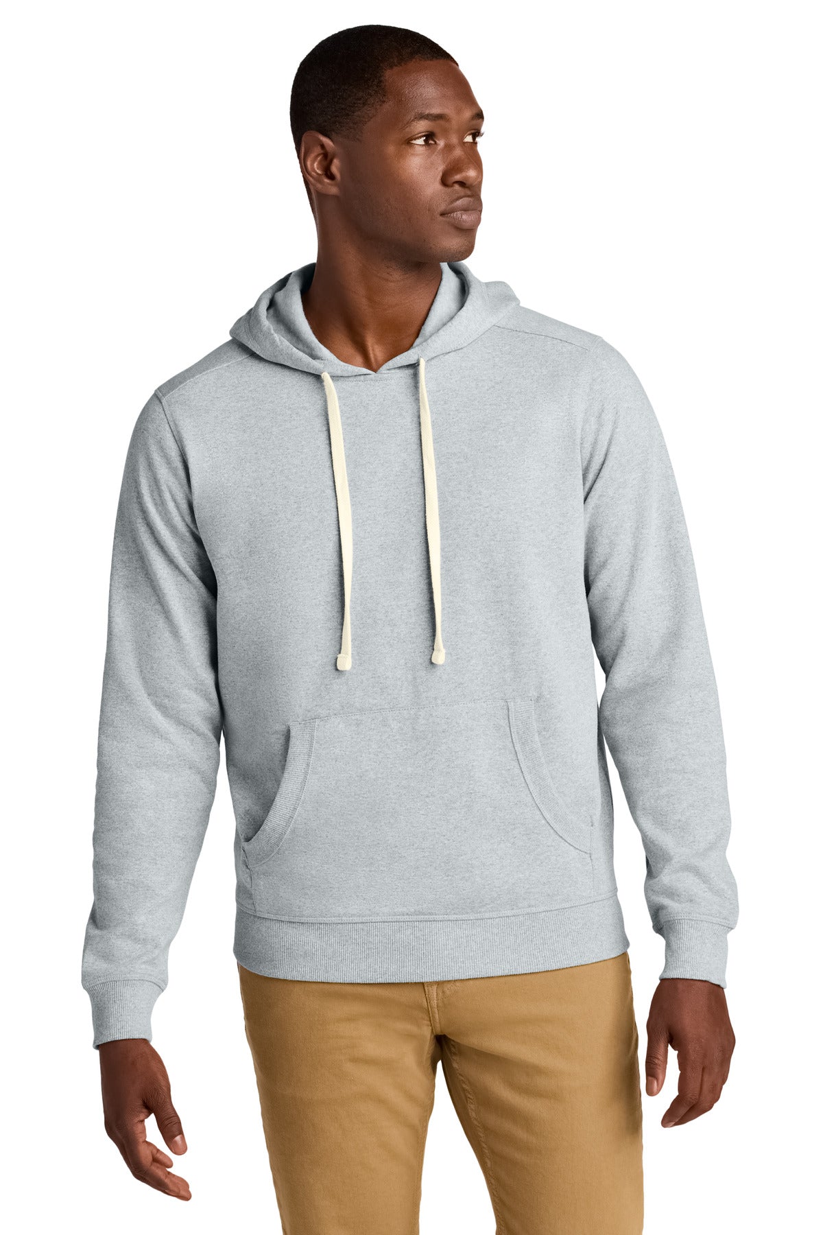 Custom Light Heather Grey Re-FleeceHoodie DT8100, personalized by SanCanDo Swag in Argyle, TX