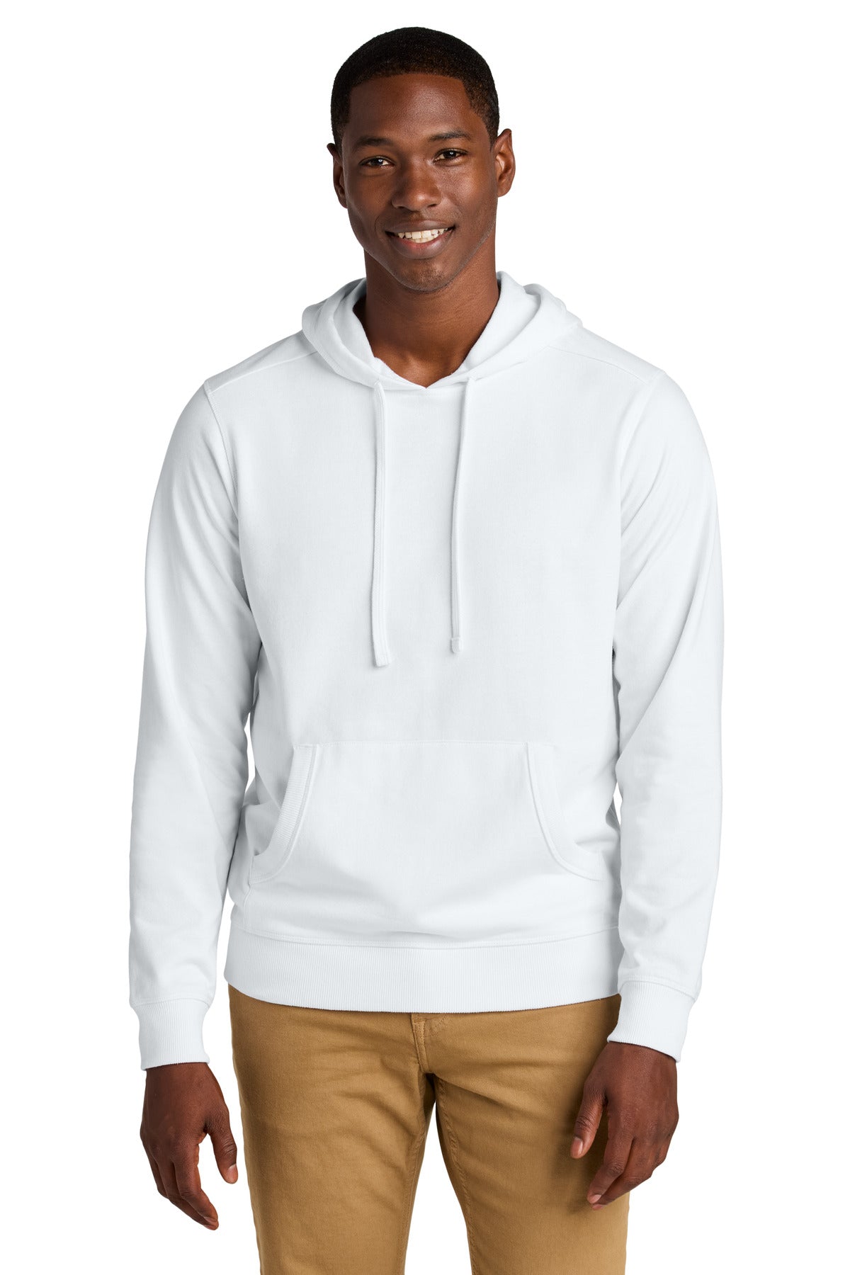 Custom White Re-FleeceHoodie DT8100, personalized by SanCanDo Swag in Argyle, TX