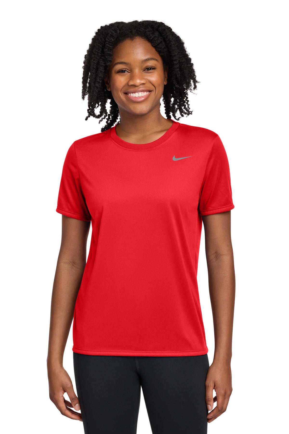 Custom University Red Women's Team rLegend Tee DV7312, personalized by SanCanDo Swag in Argyle, TX