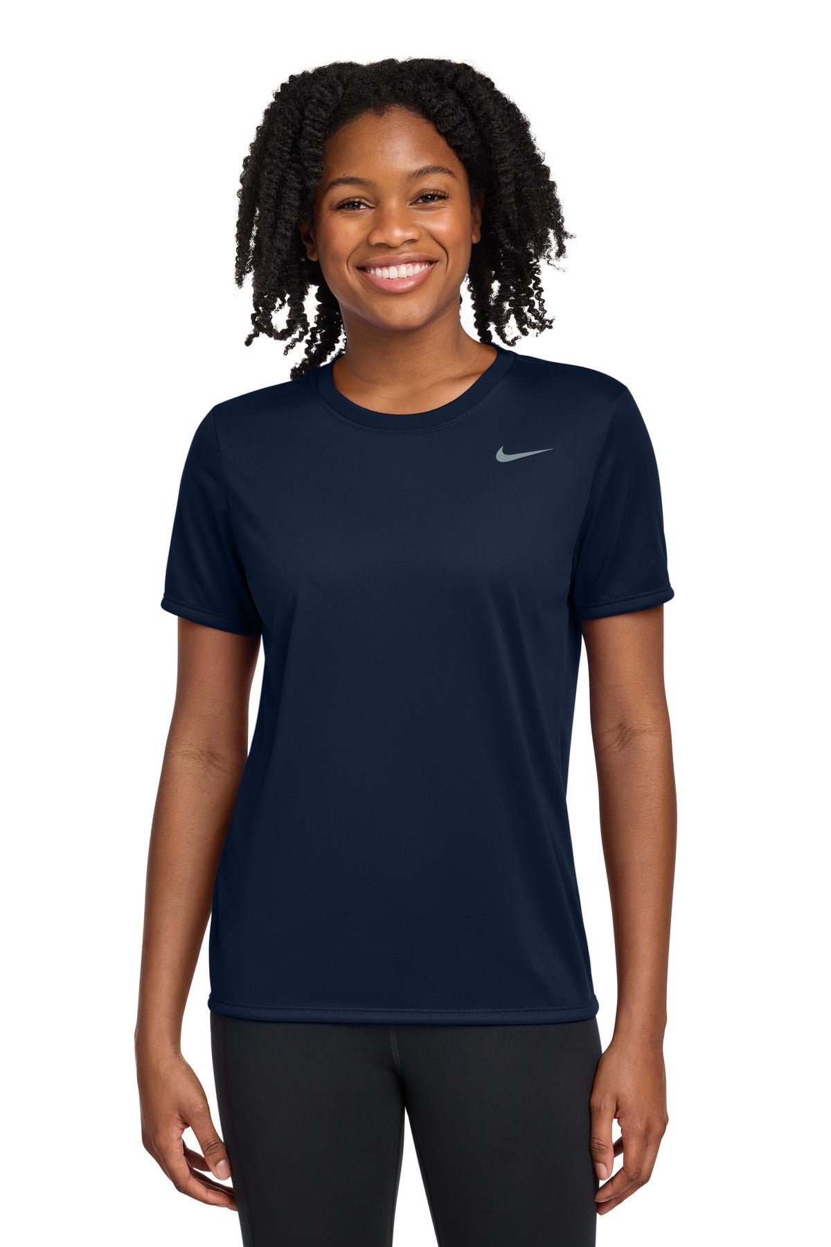 Custom College Navy Women's Team rLegend Tee DV7312, personalized by SanCanDo Swag in Argyle, TX