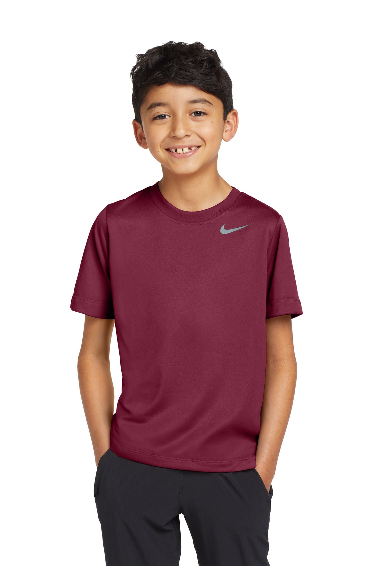 Custom Team Maroon Youth Team rLegend Tee DV7317, personalized by SanCanDo Swag in Argyle, TX