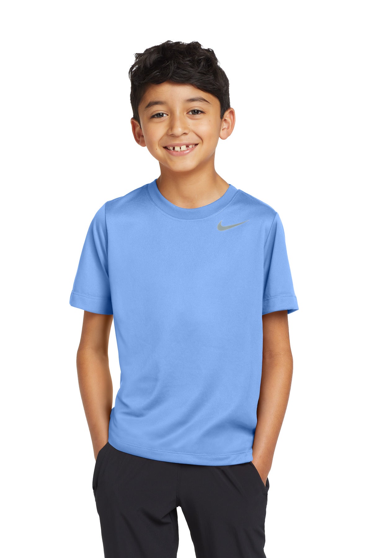 Custom Valor Blue Youth Team rLegend Tee DV7317, personalized by SanCanDo Swag in Argyle, TX