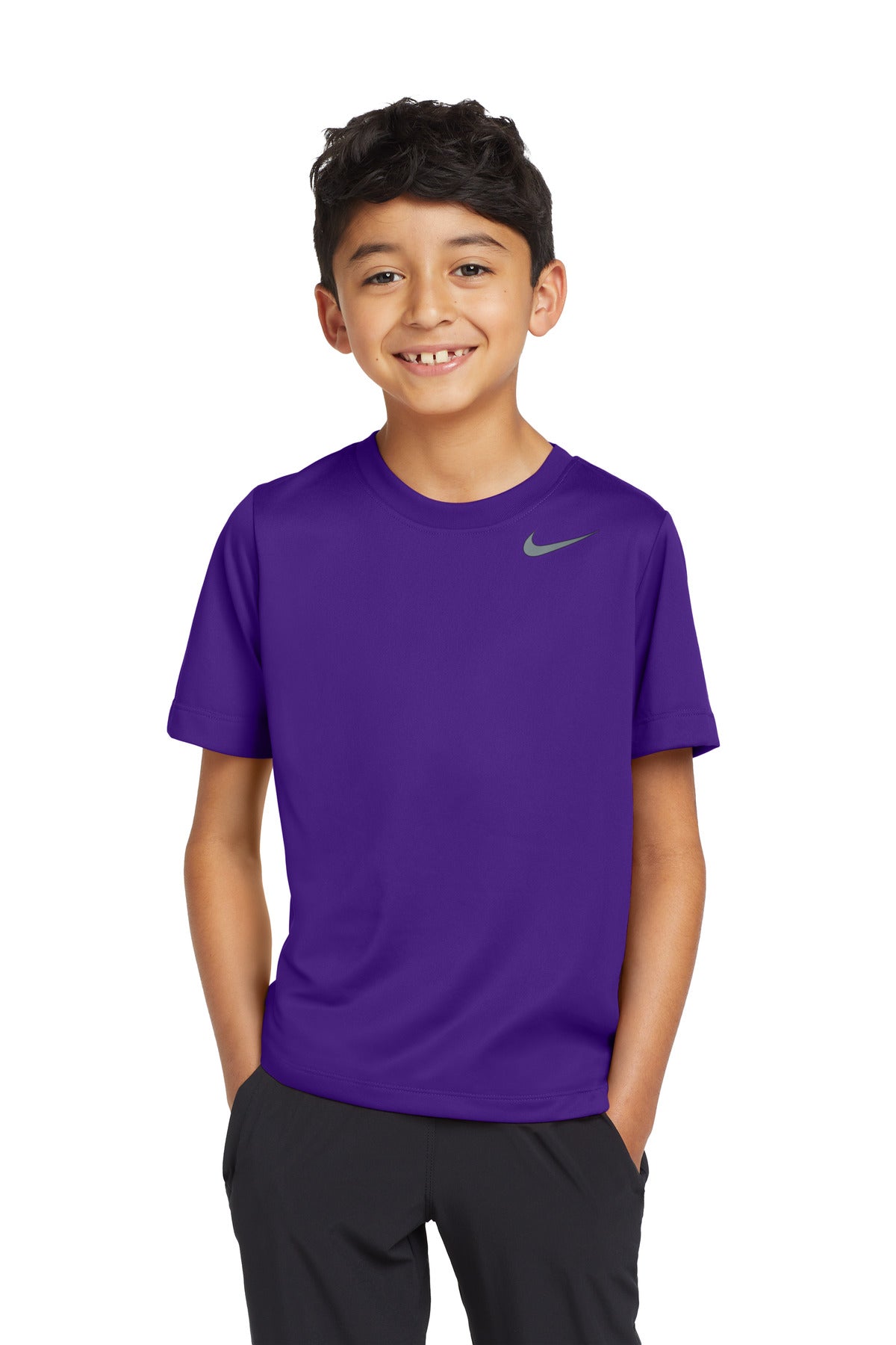 Custom Court Purple Youth Team rLegend Tee DV7317, personalized by SanCanDo Swag in Argyle, TX