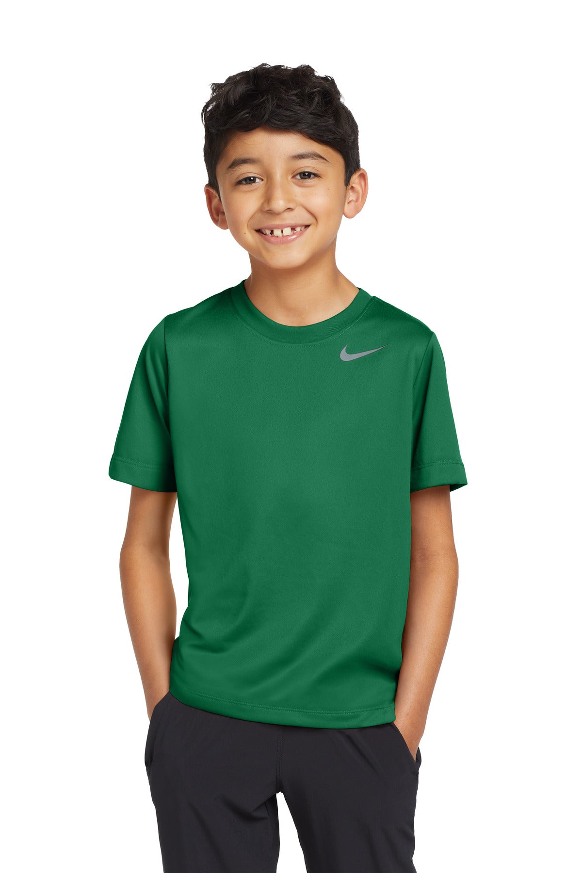 Custom Gorge Green Youth Team rLegend Tee DV7317, personalized by SanCanDo Swag in Argyle, TX