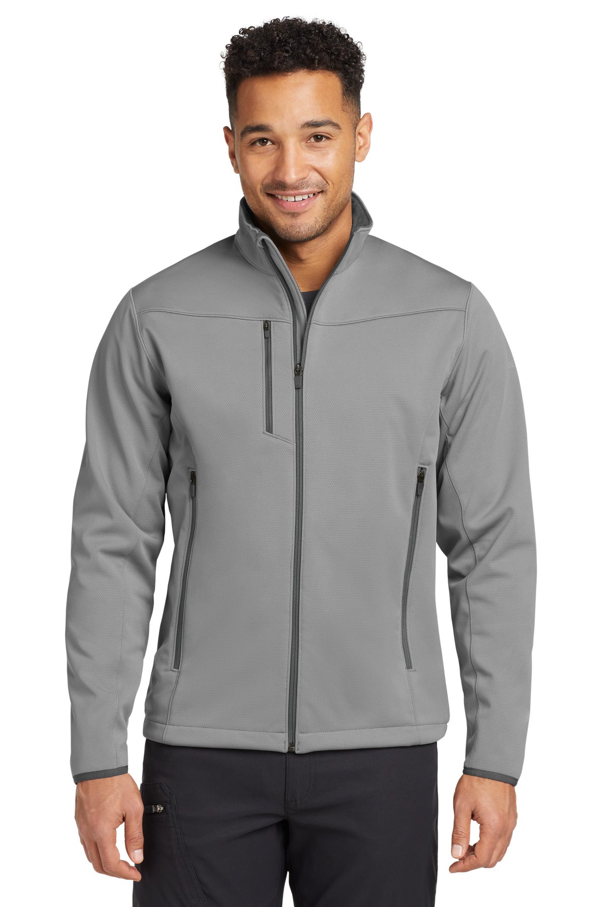 Custom Chrome Weather-Resist Soft Shell Jacket EB538, personalized by SanCanDo Swag in Argyle, TX