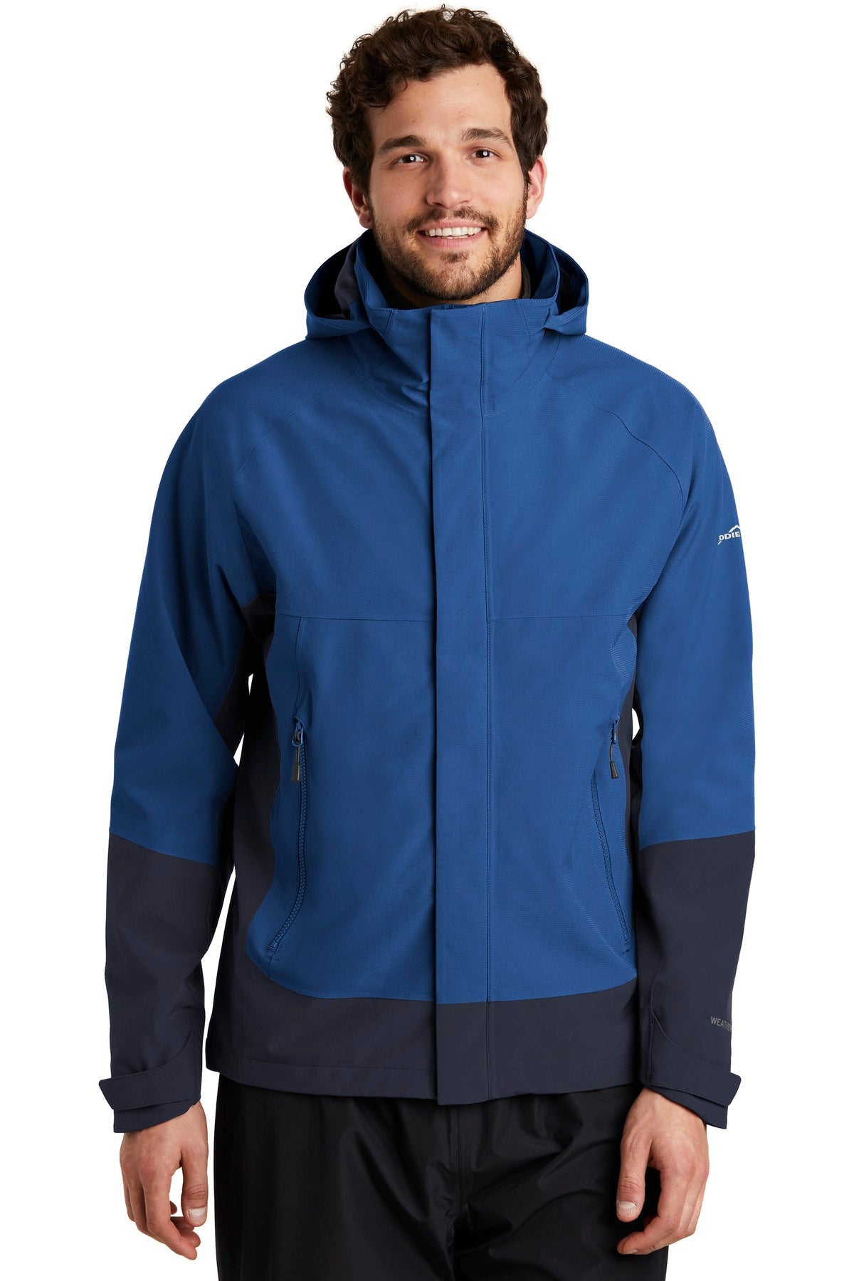 Custom Cobalt Blue/ River Blue Navy WeatherEdge Jacket EB558, personalized by SanCanDo Swag in Argyle, TX