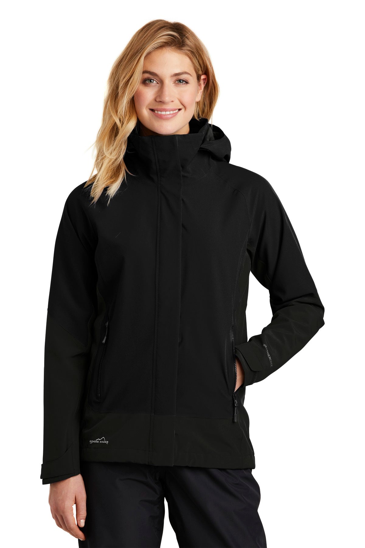 Custom Black Women's WeatherEdge Jacket EB559, personalized by SanCanDo Swag in Argyle, TX