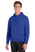 Custom True Royal Sport-Wick Fleece Hooded Pullover F244, personalized by SanCanDo Swag in Argyle, TX