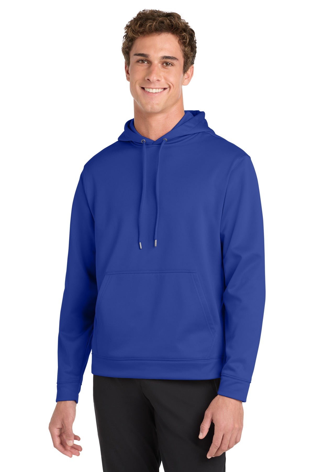 Custom True Royal Sport-Wick Fleece Hooded Pullover F244, personalized by SanCanDo Swag in Argyle, TX