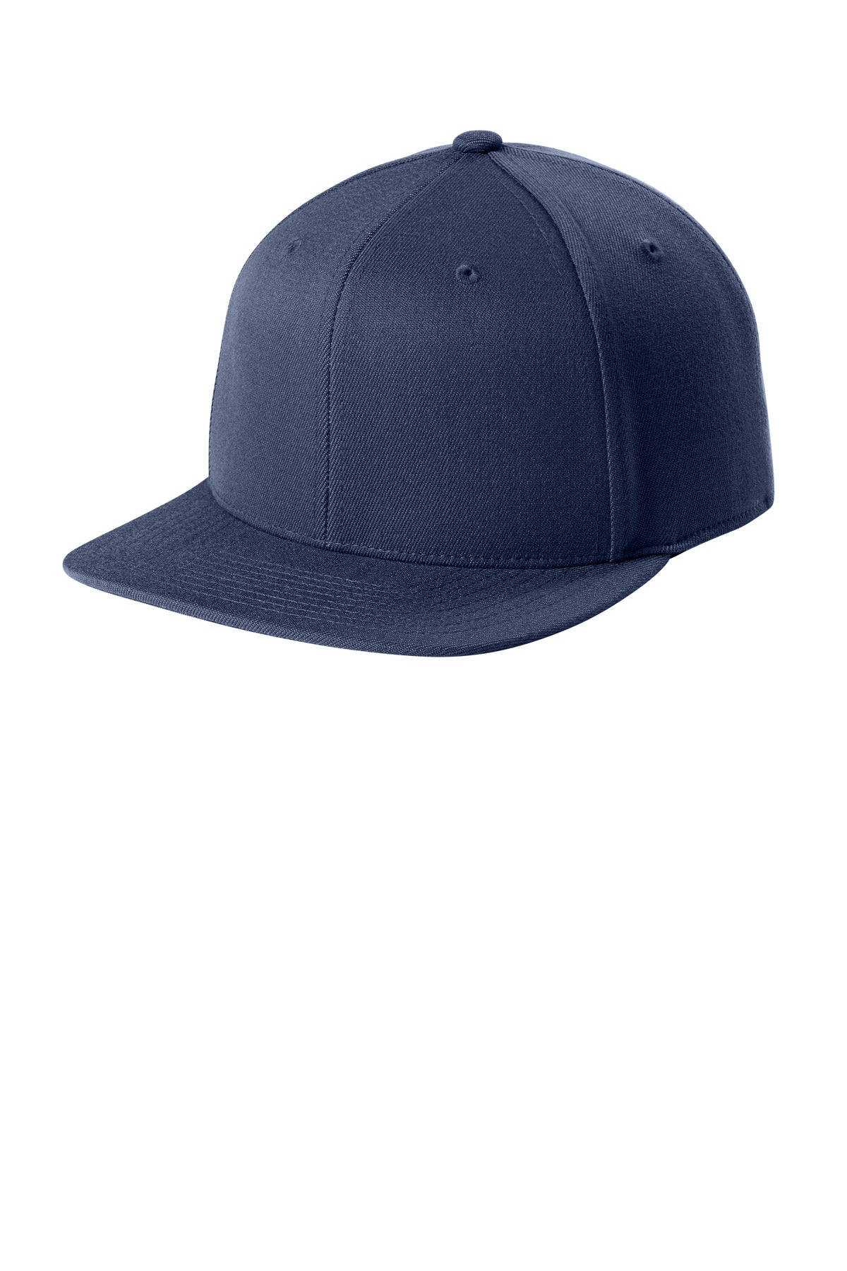 Custom Navy 110 Snapback Cap FF110F, personalized by SanCanDo Swag in Argyle, TX