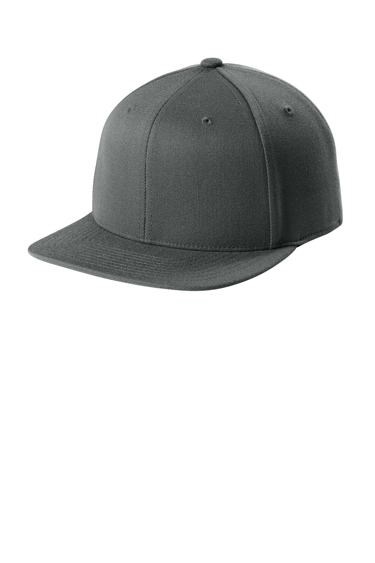 Custom Dark Grey 110 Snapback Cap FF110F, personalized by SanCanDo Swag in Argyle, TX