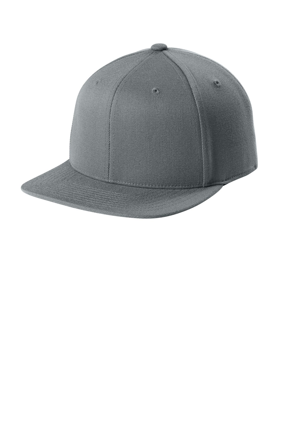 Custom Grey 110 Snapback Cap FF110F, personalized by SanCanDo Swag in Argyle, TX