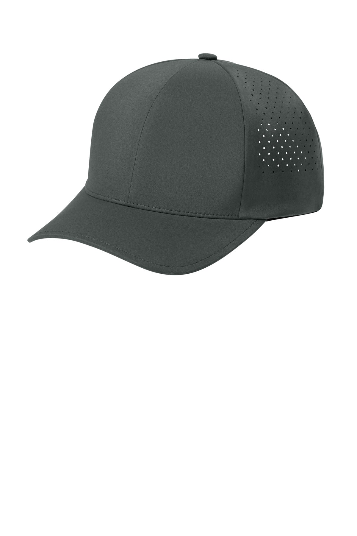 Custom Dark Grey Delta Perforated Cap FF180AP, personalized by SanCanDo Swag in Argyle, TX