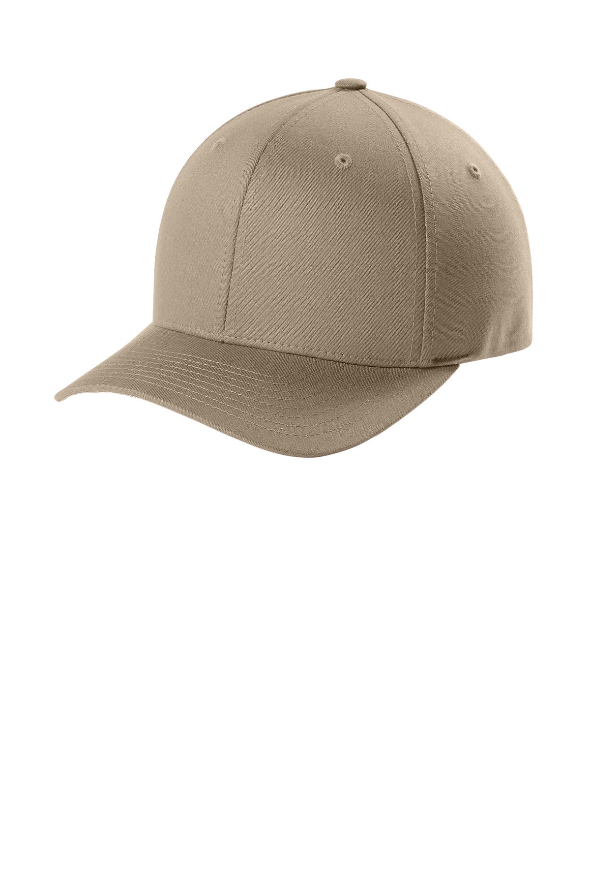 Custom Khaki V-Flexfit Cotton Twill Cap FF5001, personalized by SanCanDo Swag in Argyle, TX