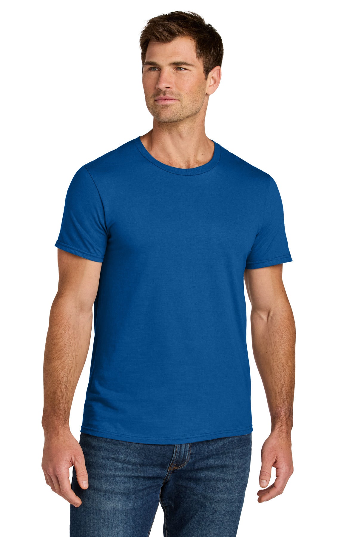 Custom Royal Ultimate Unisex Ring Spun Tee IC46M, personalized by SanCanDo Swag in Argyle, TX