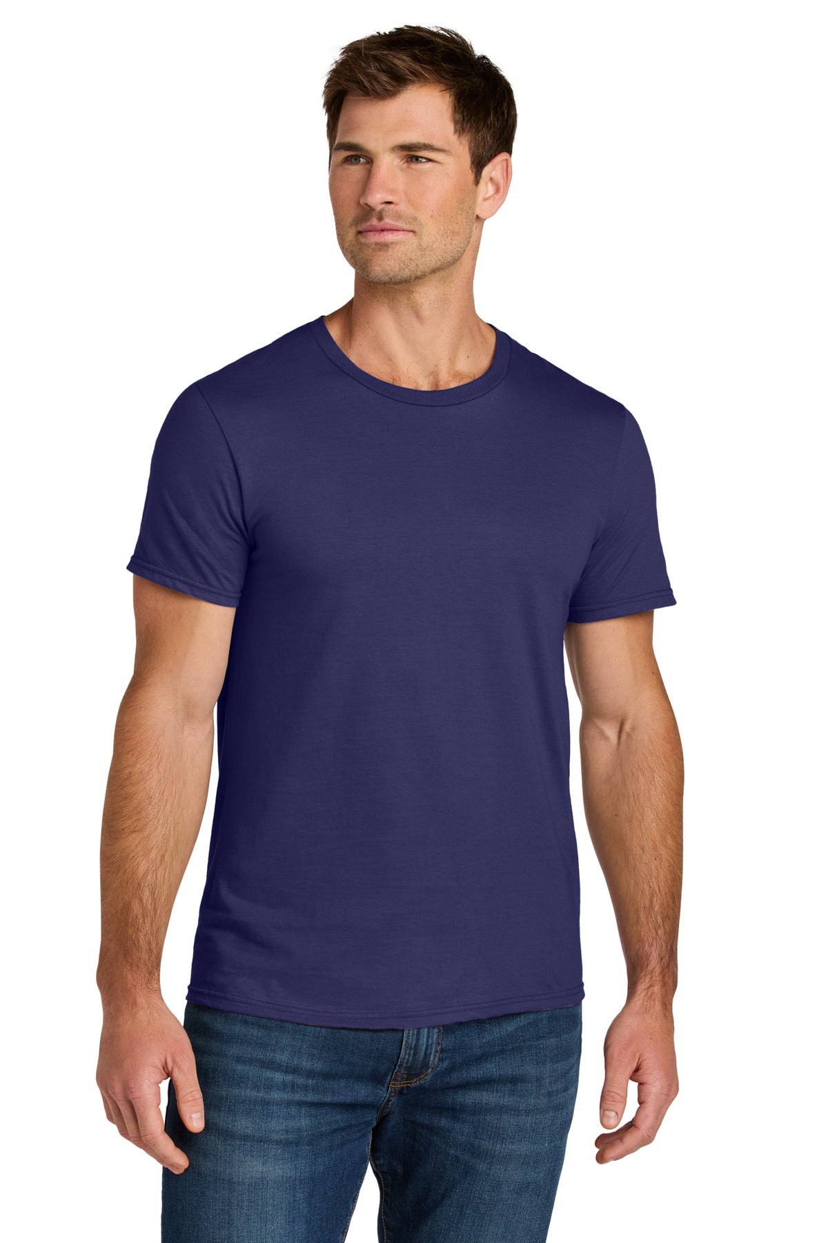 Custom Deep Purple Ultimate Unisex Ring Spun Tee IC46M, personalized by SanCanDo Swag in Argyle, TX