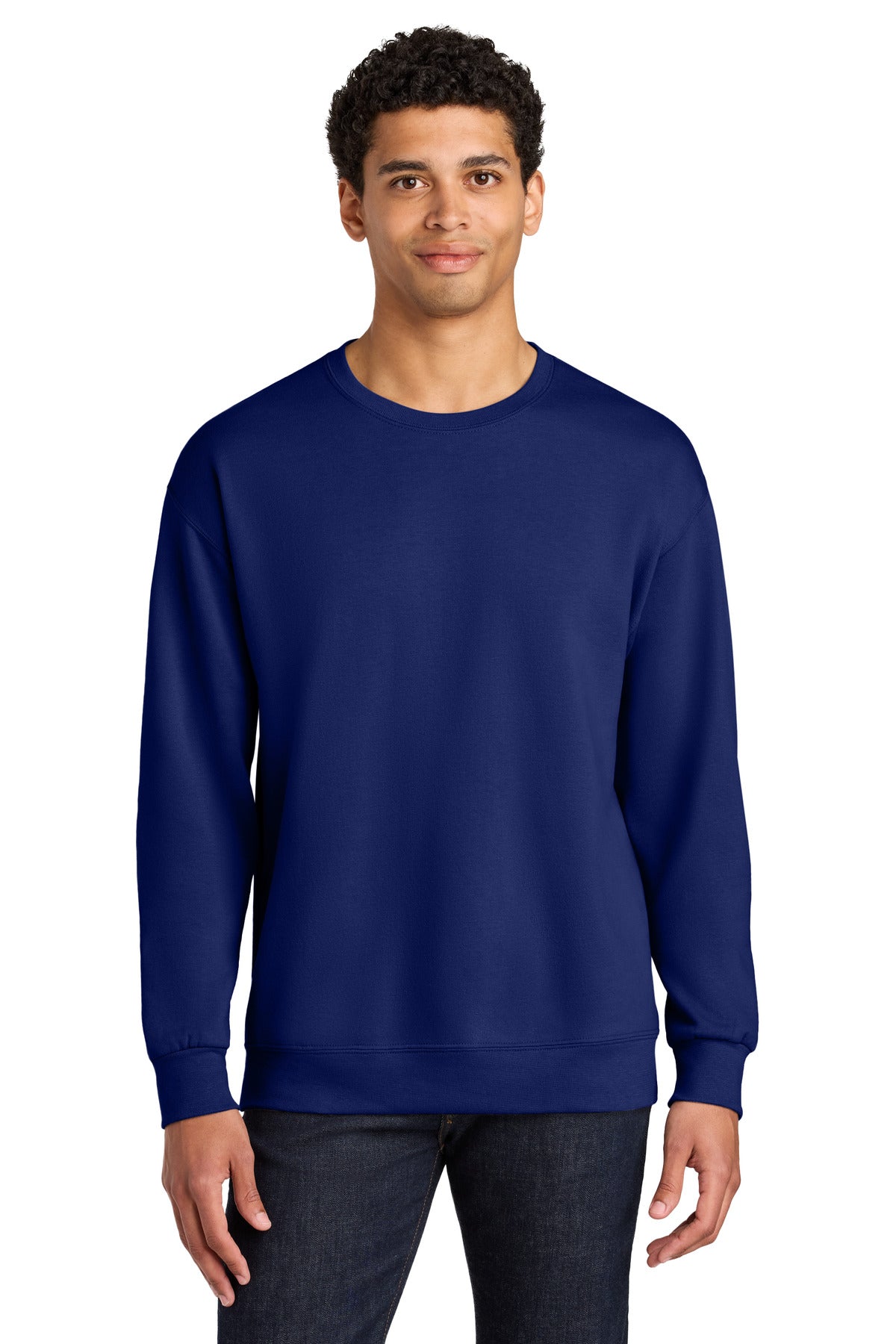 Custom Orchid Ultimate Unisex CVC Ring Spun Crewneck IC48M, personalized by SanCanDo Swag in Argyle, TX