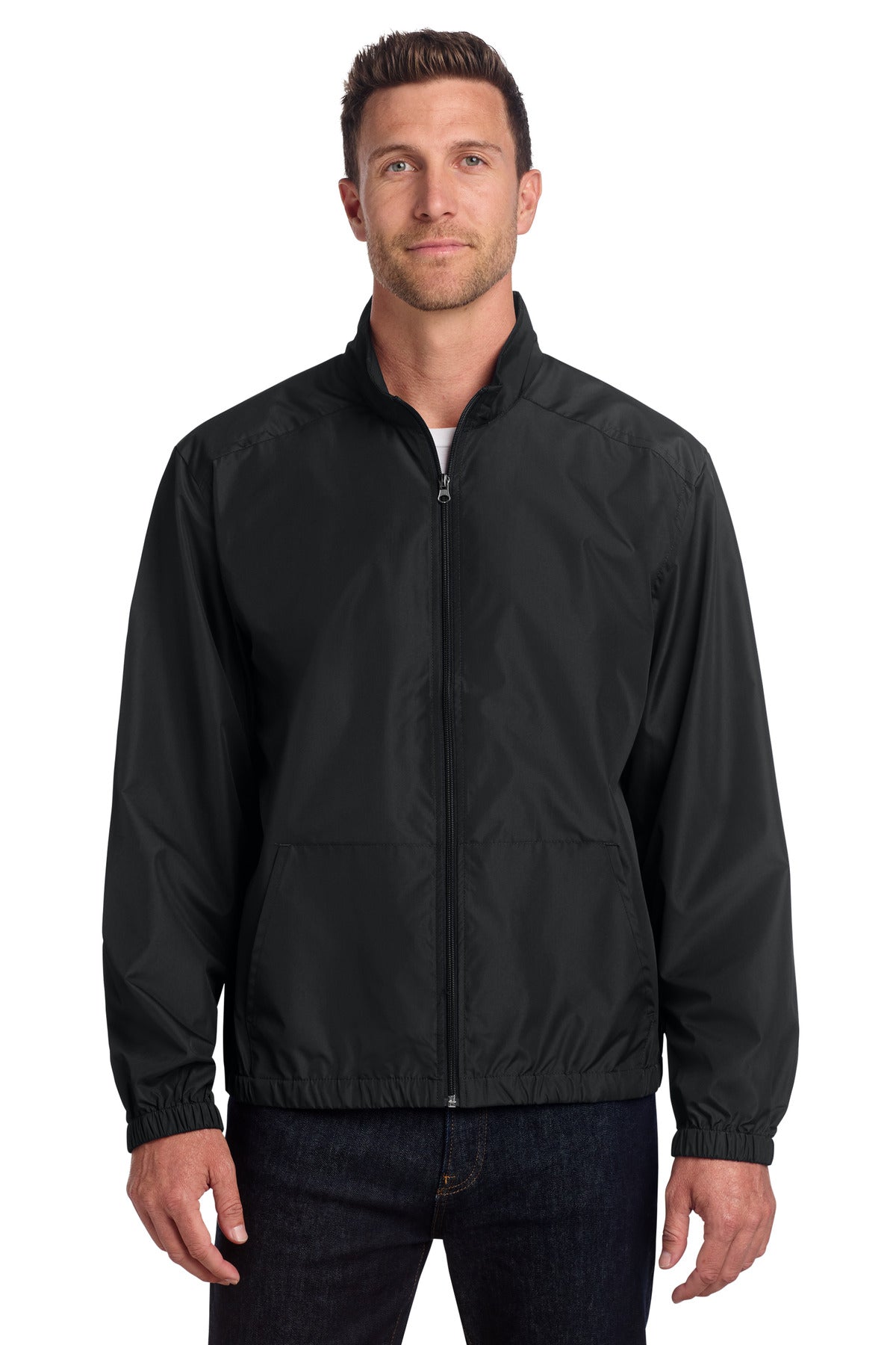 Custom Black &reg; Essential Jacket J305, personalized by SanCanDo Swag in Argyle, TX