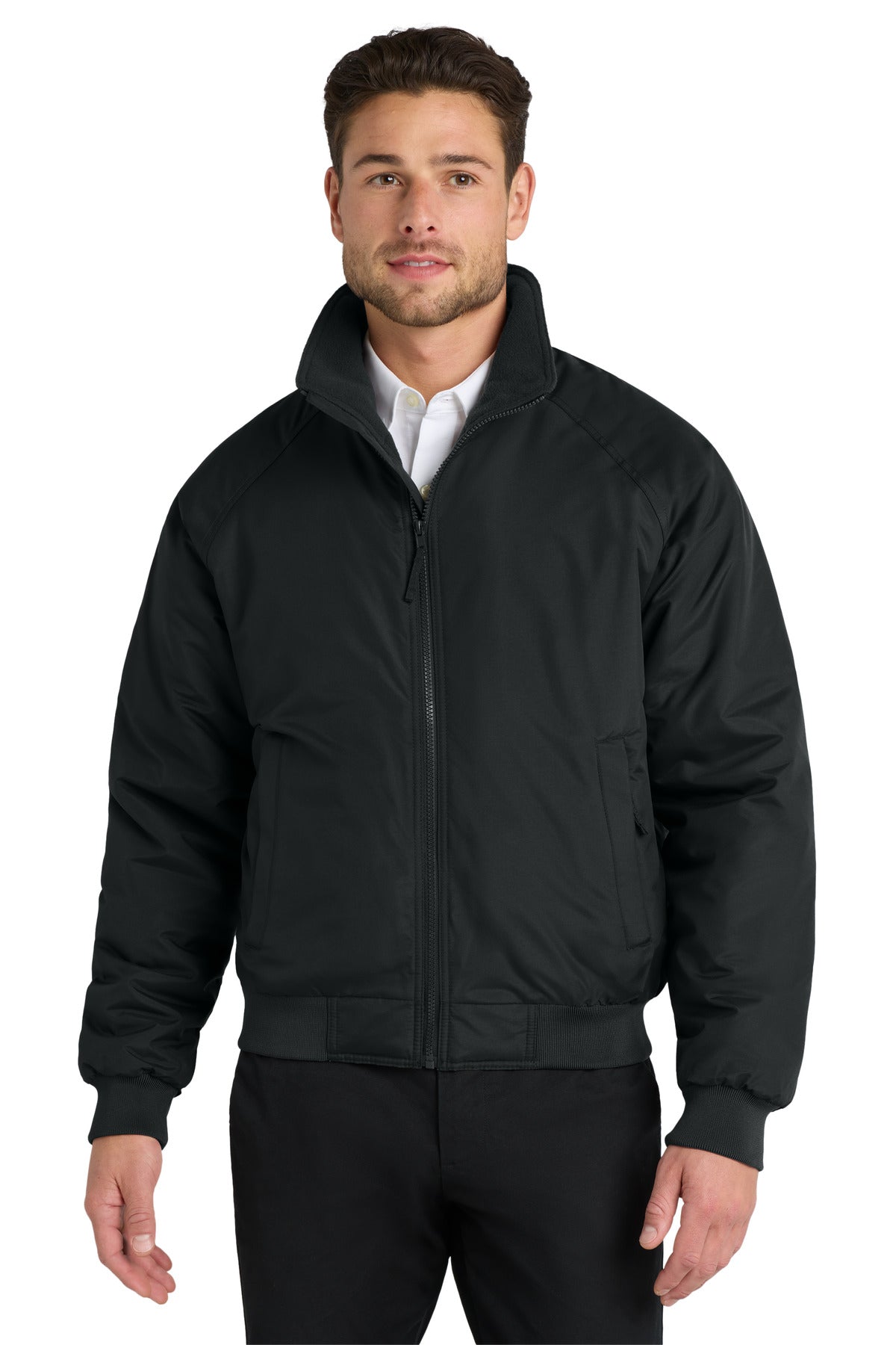 Custom True Black Charger Jacket J328, personalized by SanCanDo Swag in Argyle, TX