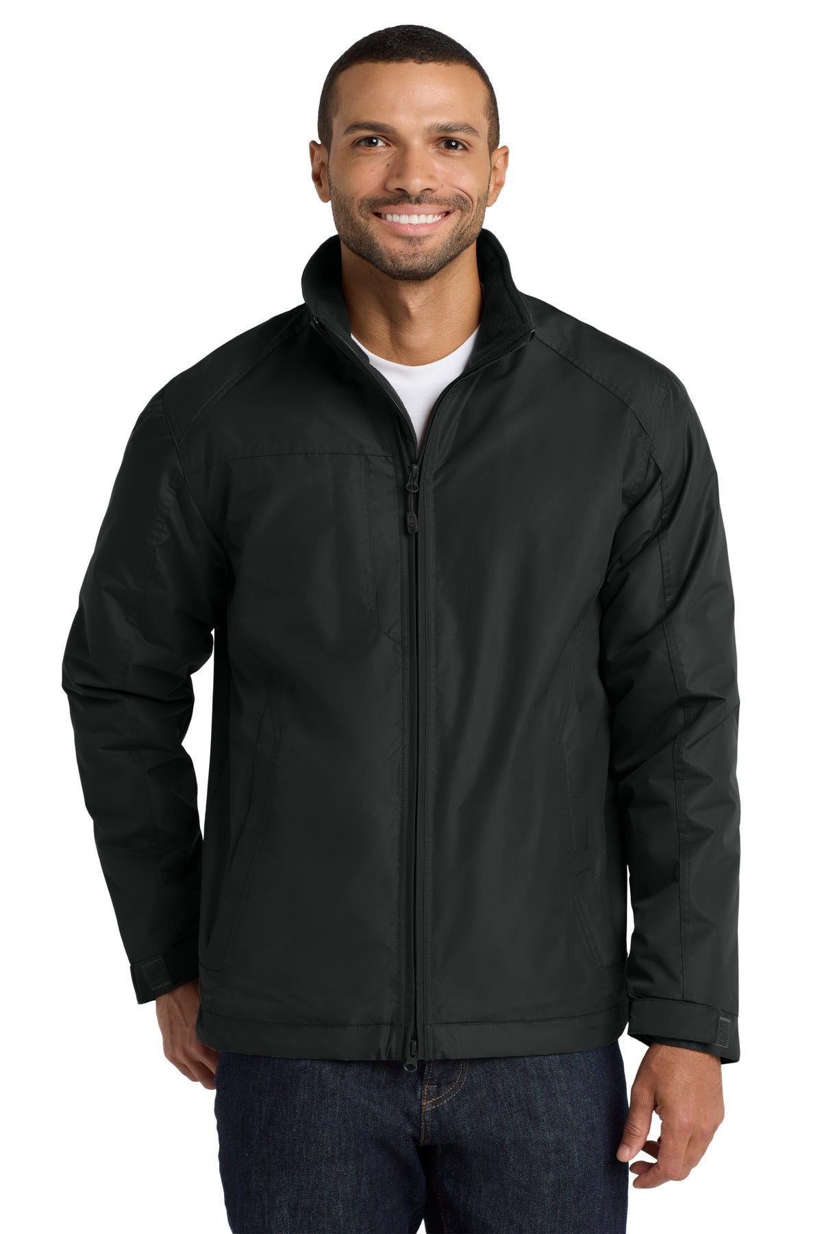 Custom True Black/ True Black Challenger II Jacket J354, personalized by SanCanDo Swag in Argyle, TX