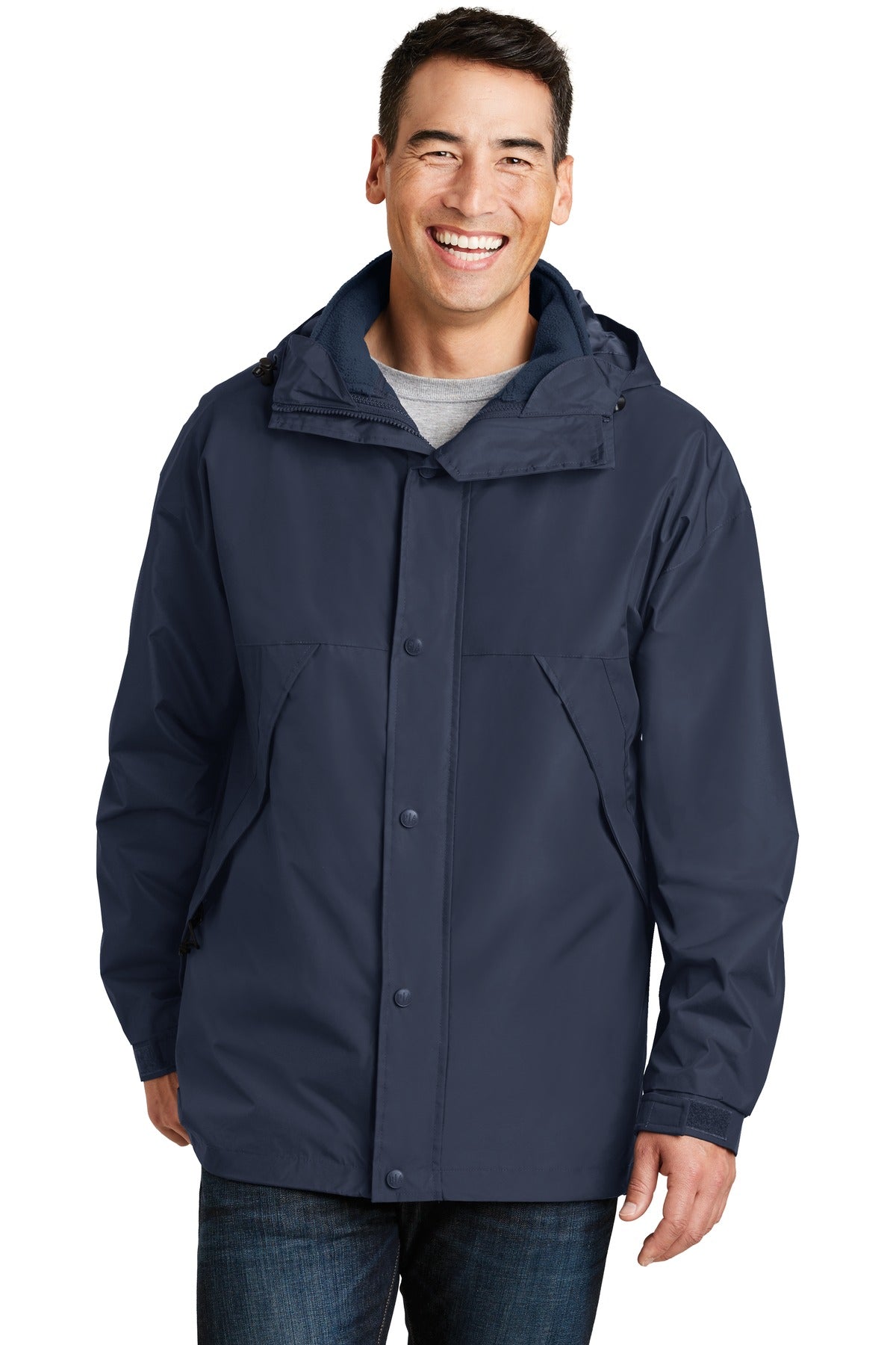 Custom Navy/ Navy 3-in-1 Jacket J777, personalized by SanCanDo Swag in Argyle, TX