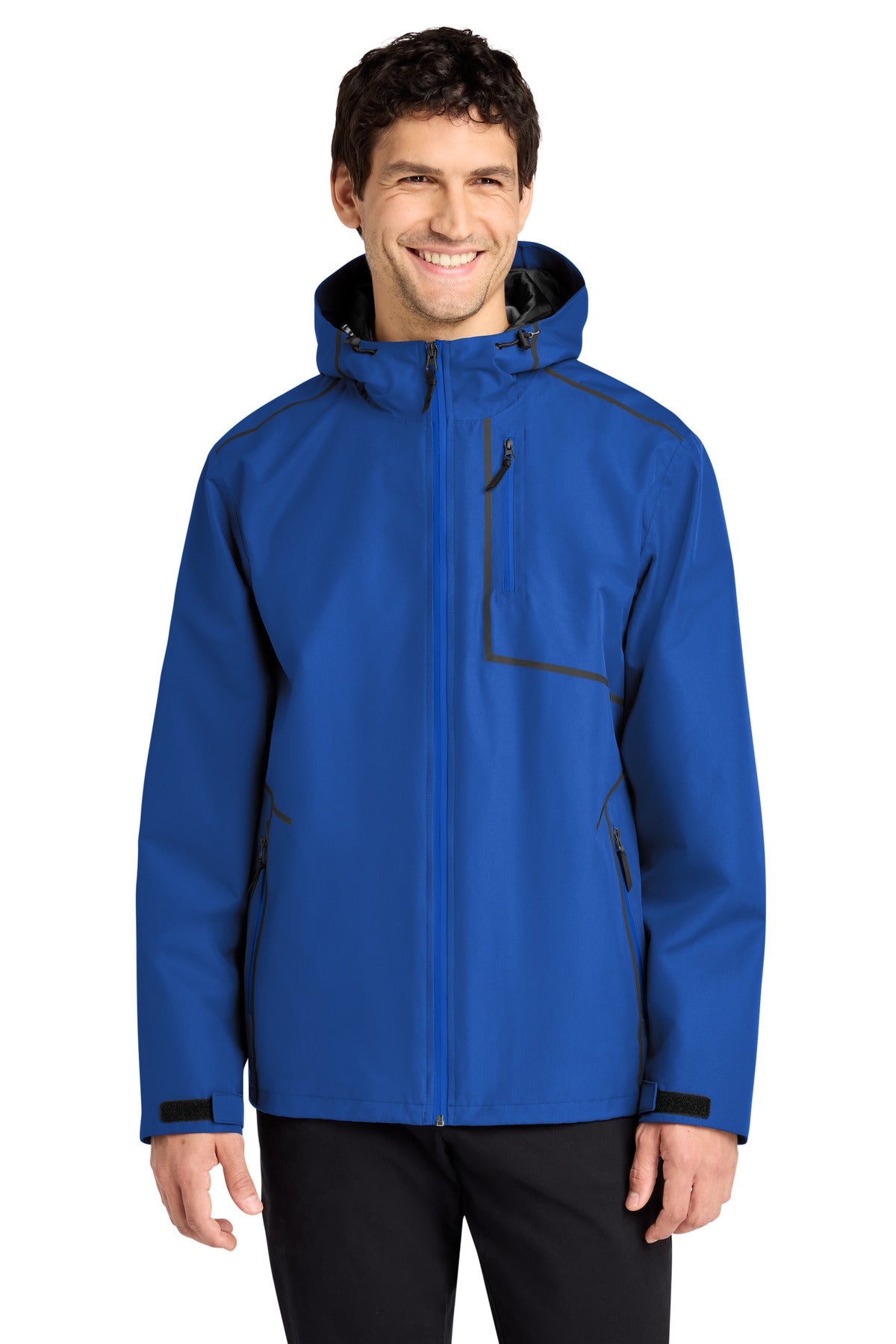 Custom True Royal Collective Tech Outer Shell Jacket J920, personalized by SanCanDo Swag in Argyle, TX
