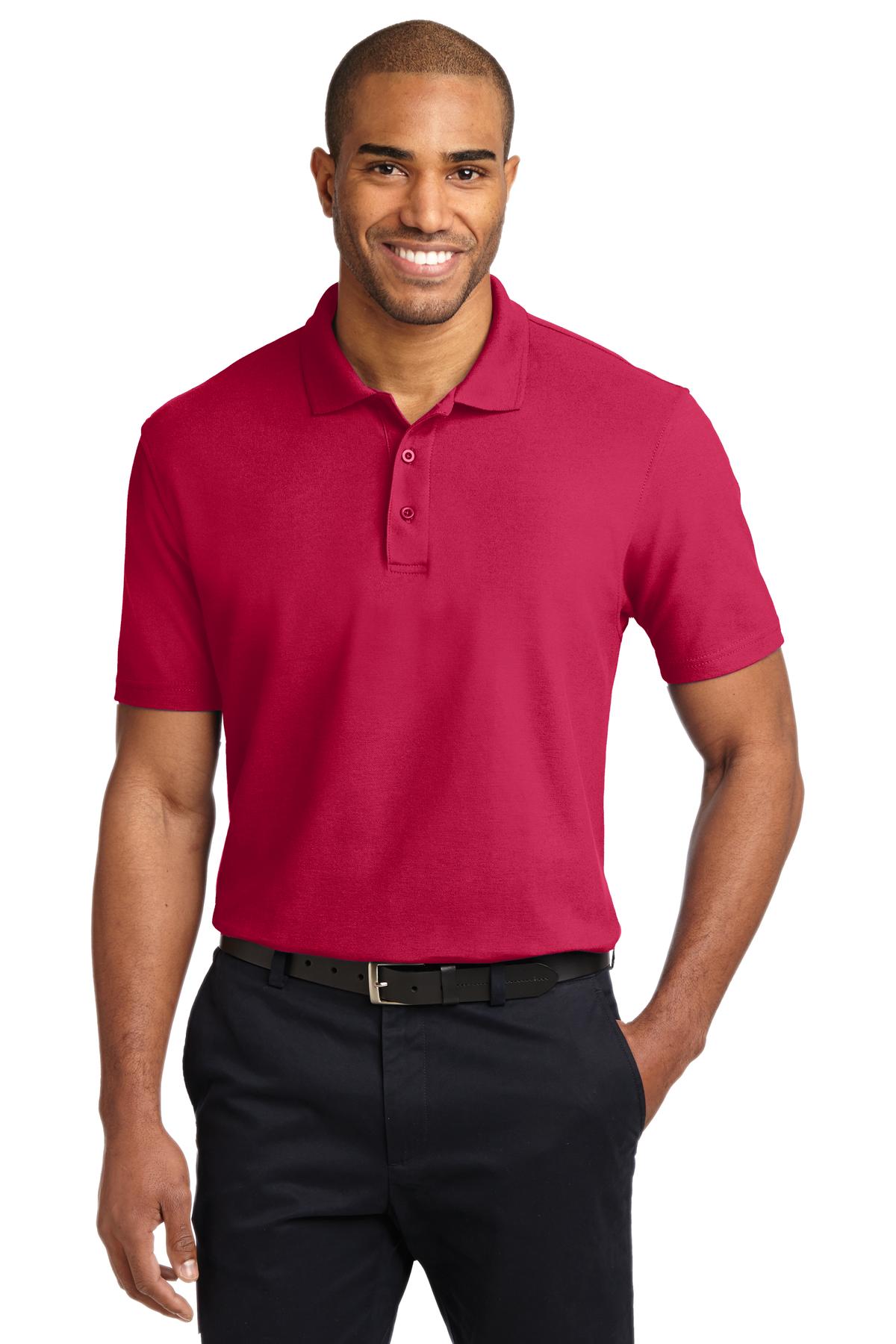 Custom Red Stain-Release Polo K510, personalized by SanCanDo Swag in Argyle, TX