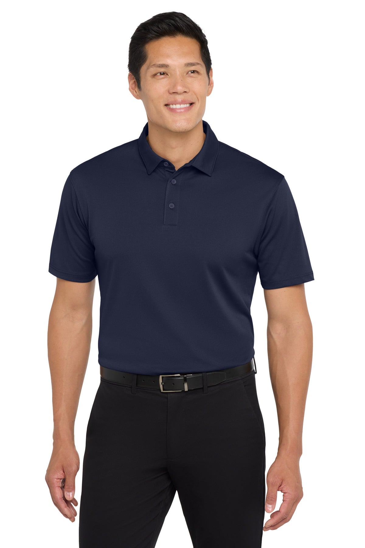 Custom True Navy UV Choice Pique Polo K750, personalized by SanCanDo Swag in Argyle, TX