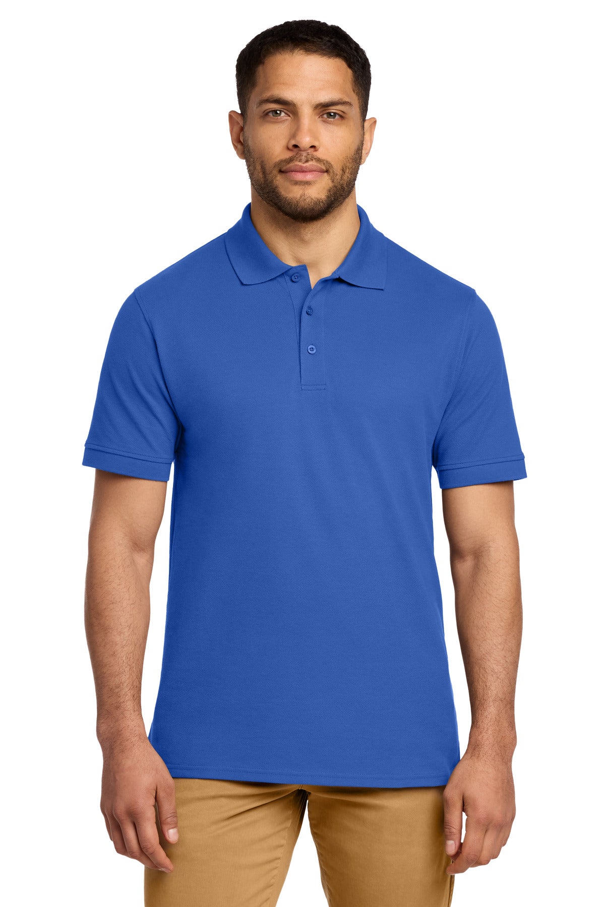 Custom Royal Combed Ring Spun Pique Polo KP1500, personalized by SanCanDo Swag in Argyle, TX