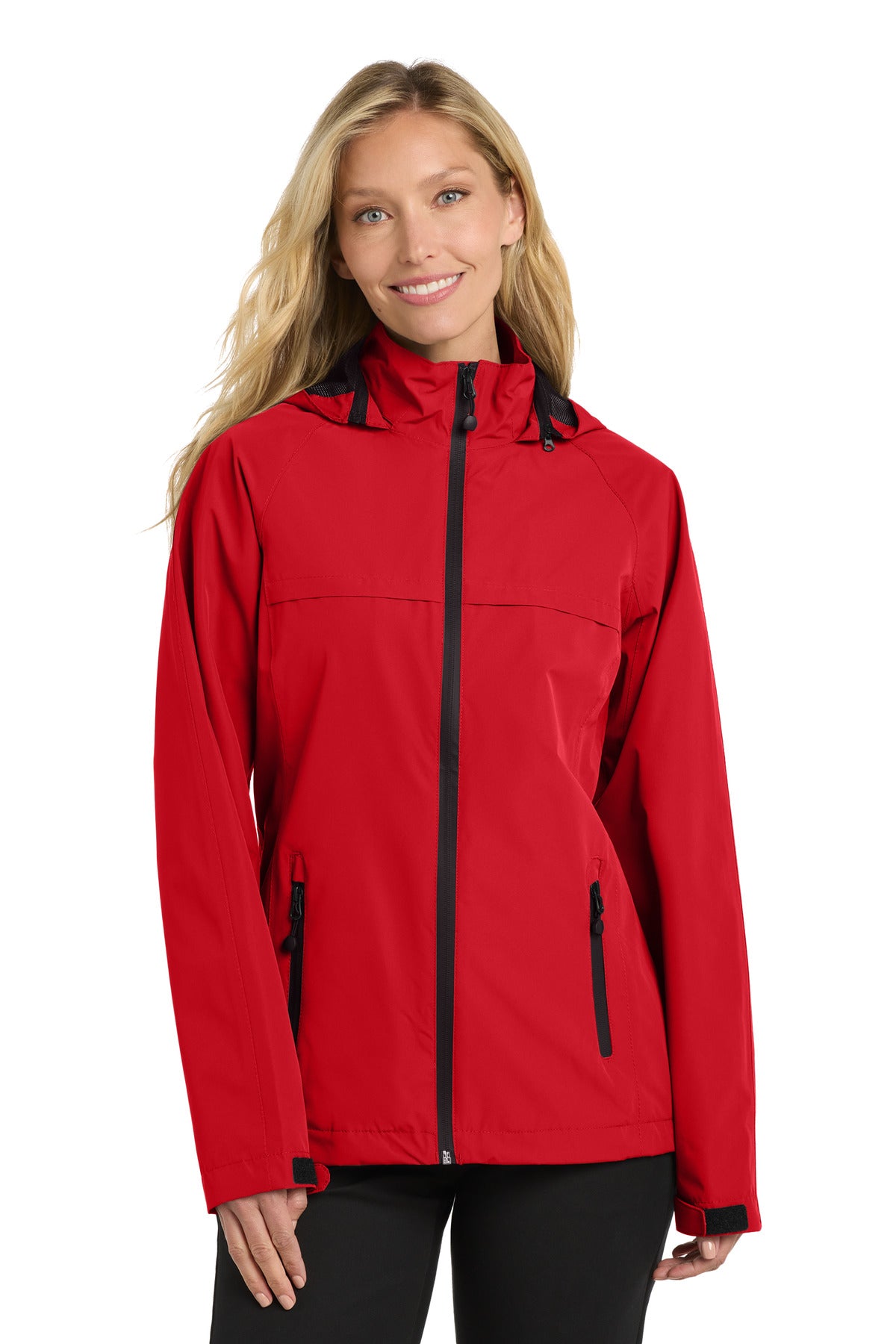 Custom Deep Red Women's Torrent Waterproof Jacket L333, personalized by SanCanDo Swag in Argyle, TX