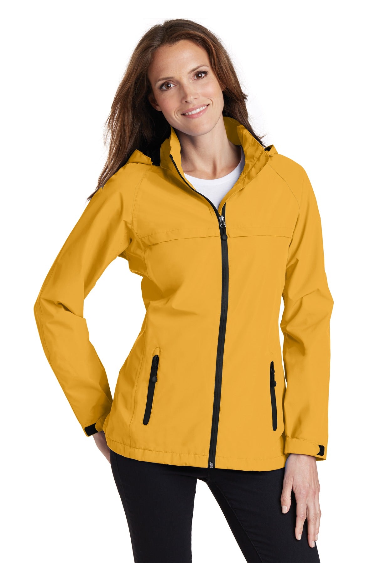 Custom Slicker Yellow Women's Torrent Waterproof Jacket L333, personalized by SanCanDo Swag in Argyle, TX