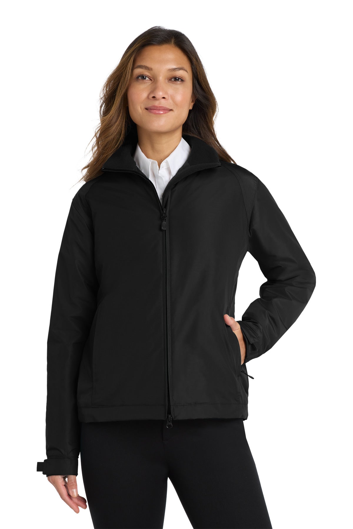 Custom True Black/ True Black Women's Challenger Jacket L354, personalized by SanCanDo Swag in Argyle, TX