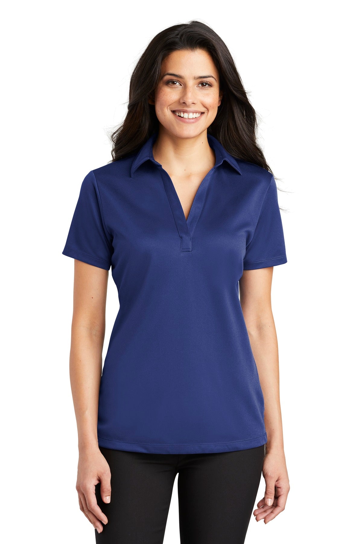 Custom Royal Women's Silk Touch Performance Polo L540, personalized by SanCanDo Swag in Argyle, TX