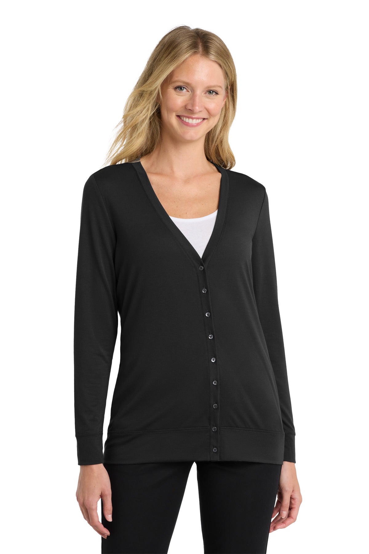 Custom Black Women's Concept Cardigan L545, personalized by SanCanDo Swag in Argyle, TX
