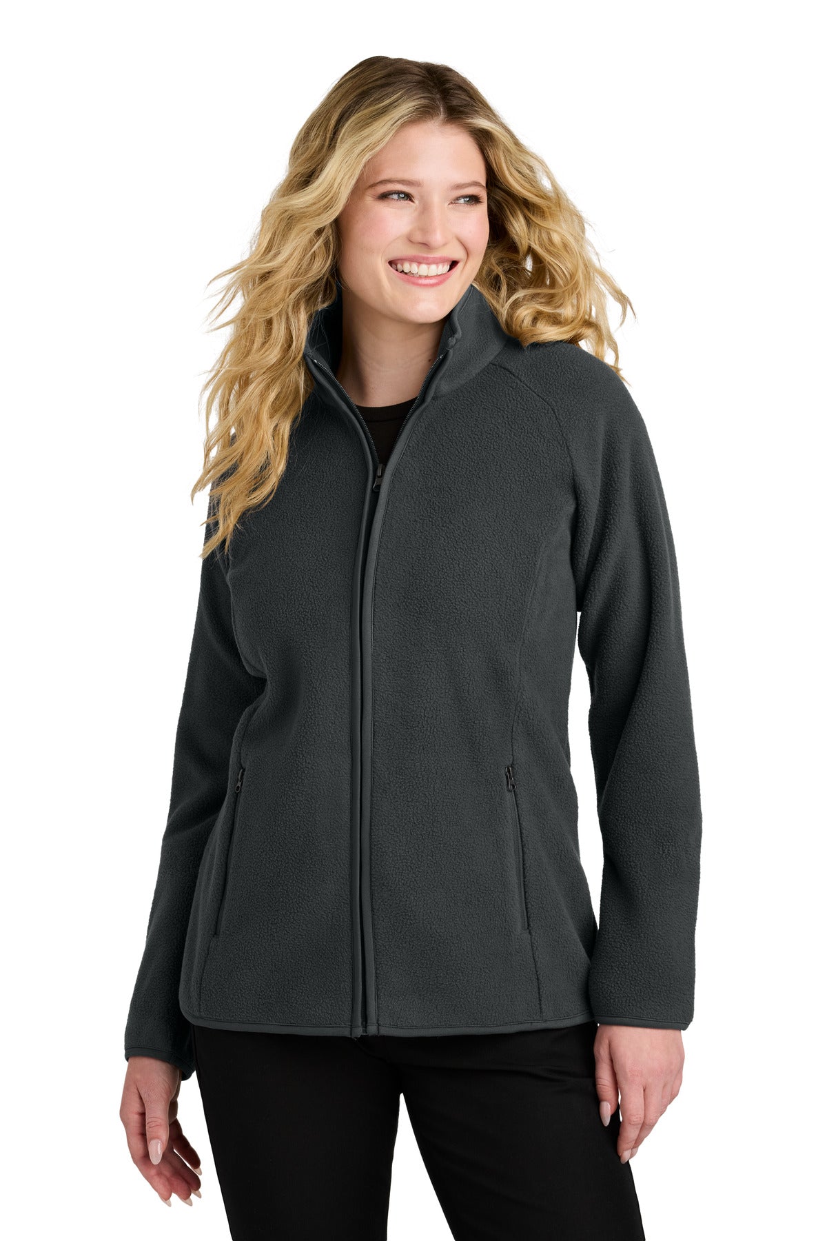 Custom Grey Steel Women's C-FREE Raglan Fleece L700, personalized by SanCanDo Swag in Argyle, TX