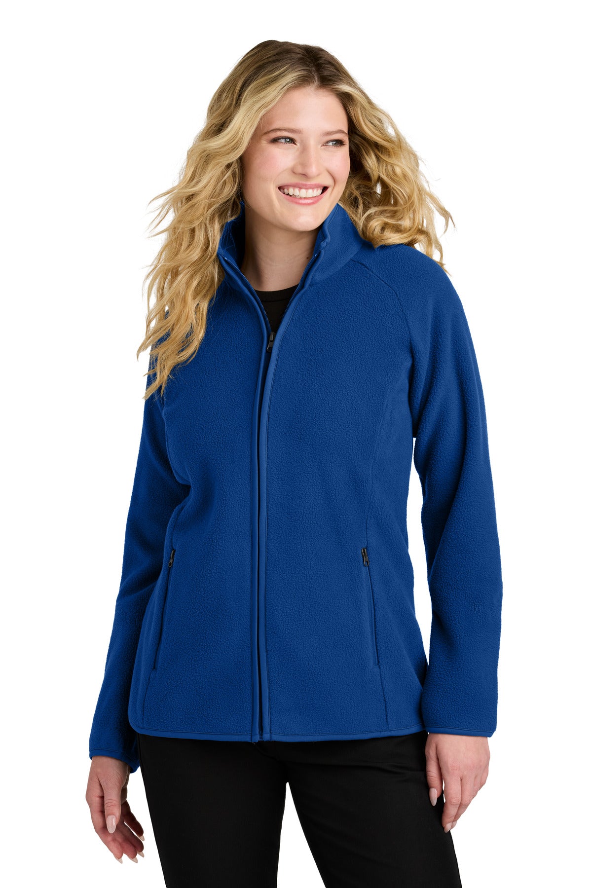 Custom True Royal Women's C-FREE Raglan Fleece L700, personalized by SanCanDo Swag in Argyle, TX