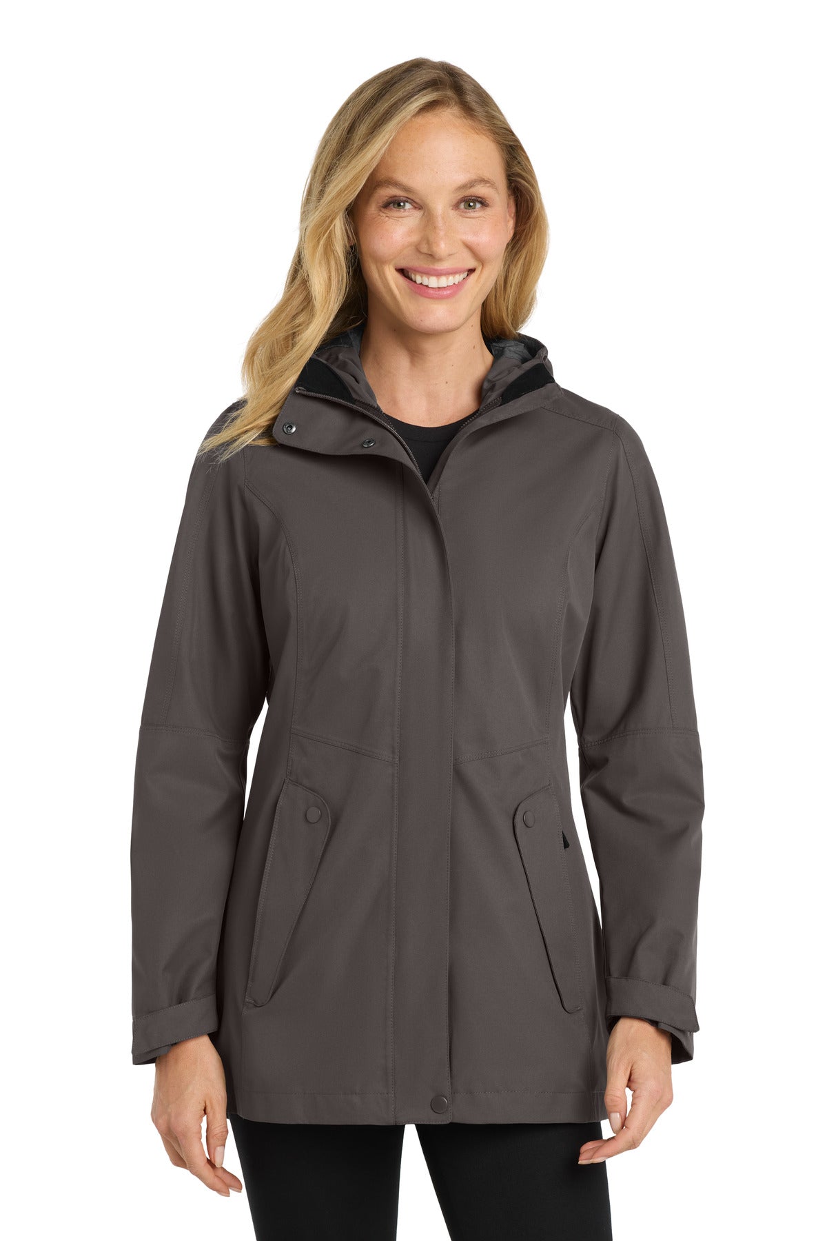 Custom Graphite Women's Collective Outer Shell Jacket L900, personalized by SanCanDo Swag in Argyle, TX