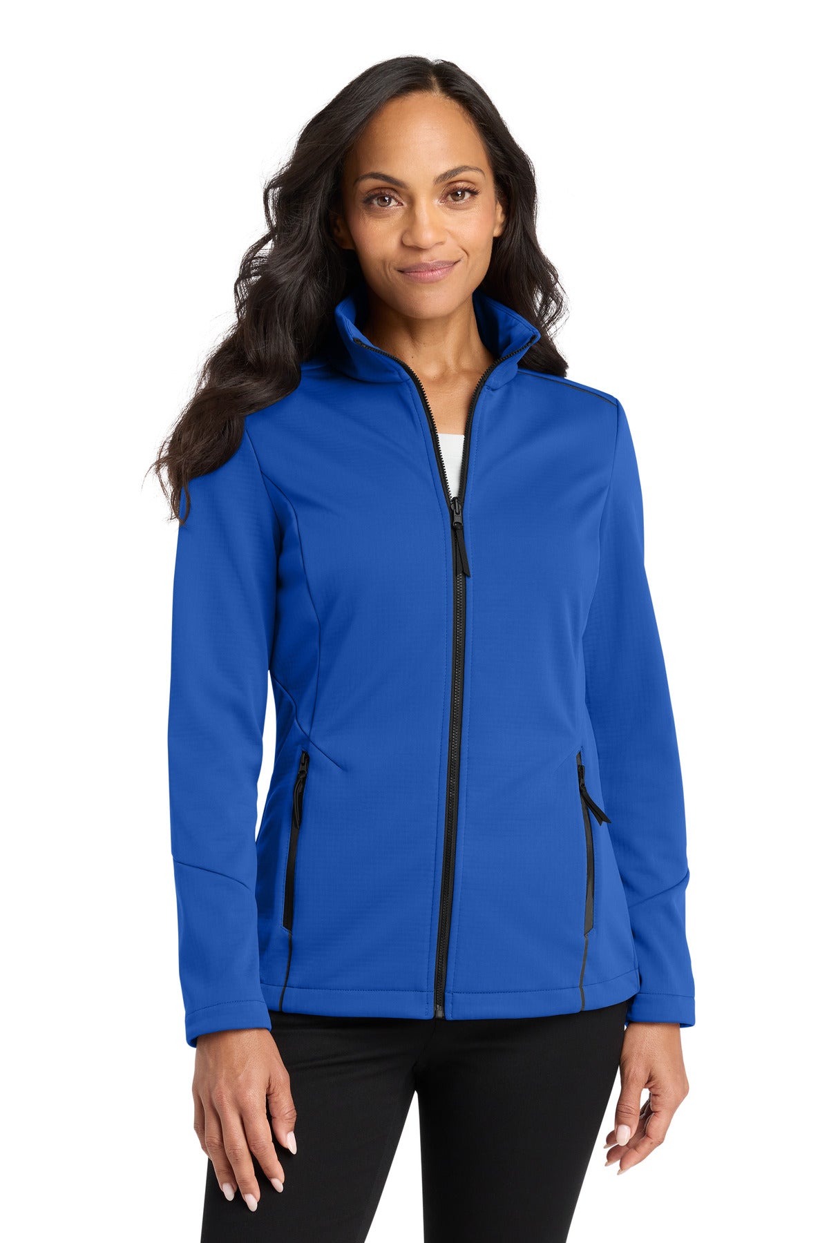 Custom True Royal Collective Tech Soft Shell Jacket L921, personalized by SanCanDo Swag in Argyle, TX