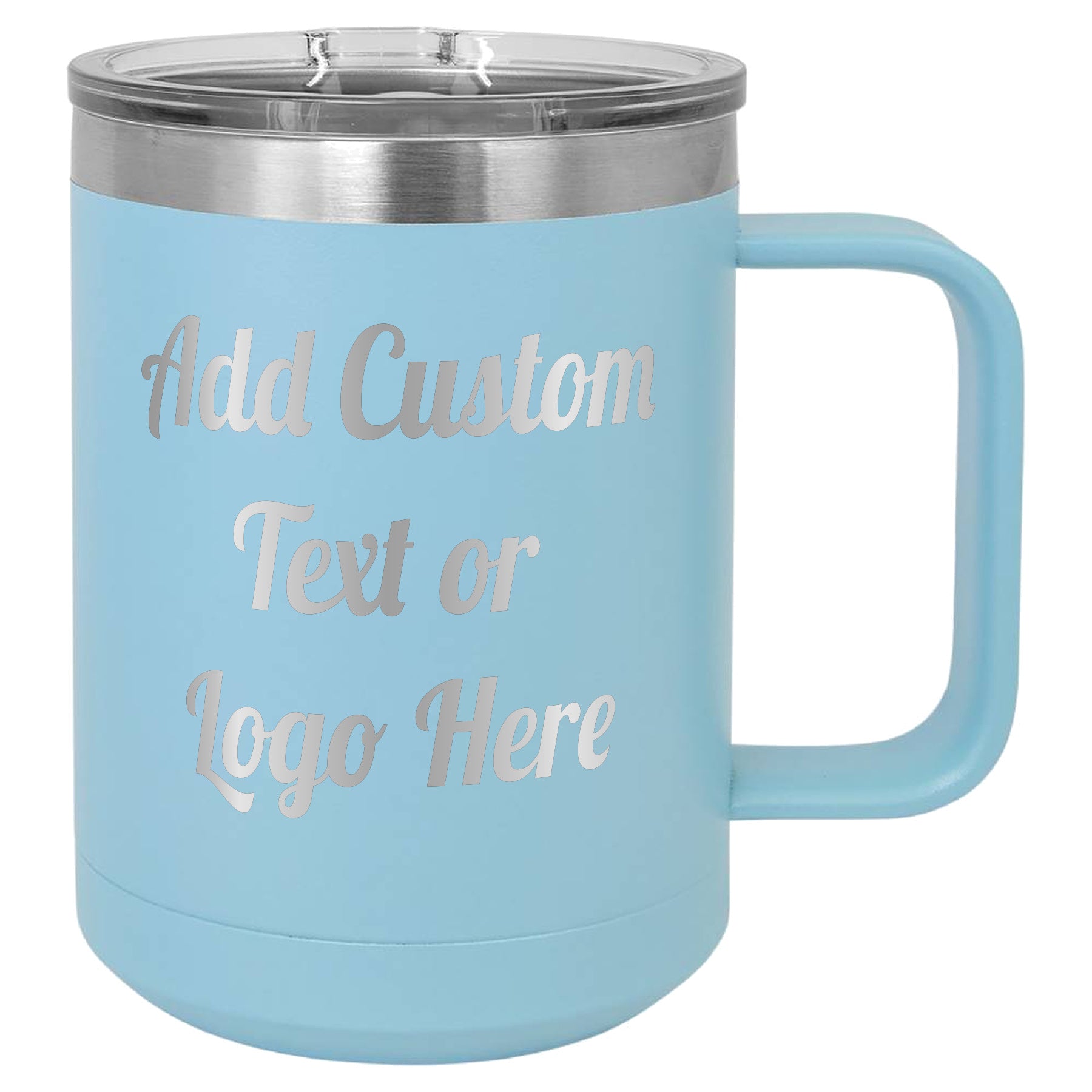 Light Blue | LCM107 | Add Custom Text or Logo Here