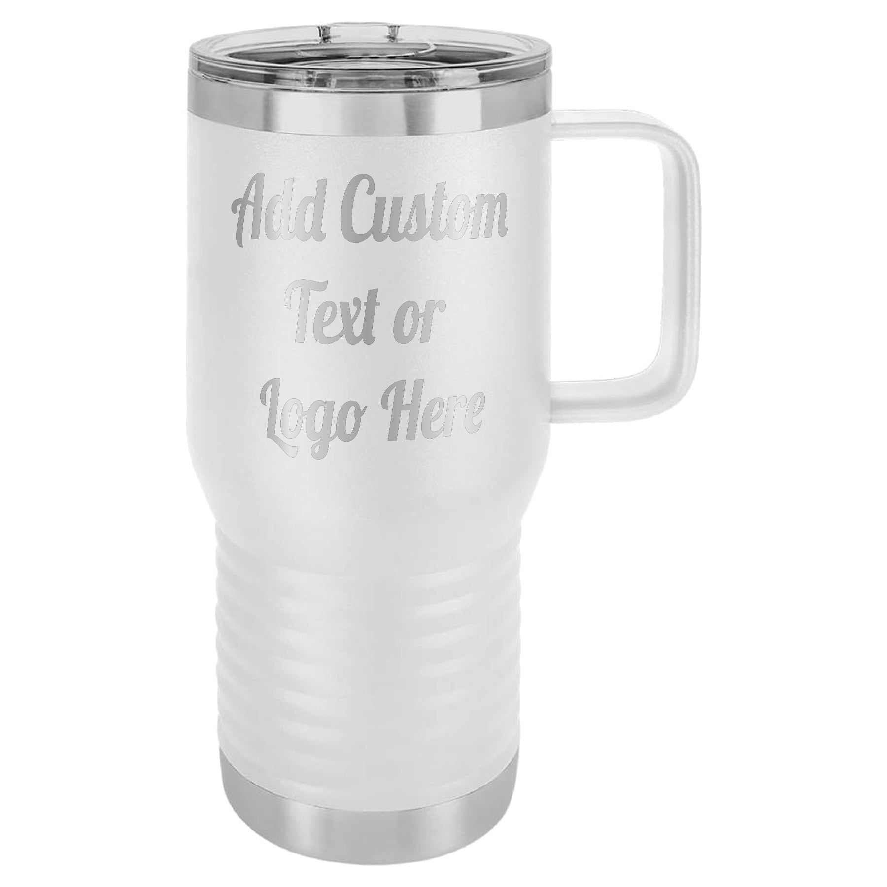 White | LCM214 | Add Custom Text or Logo Here