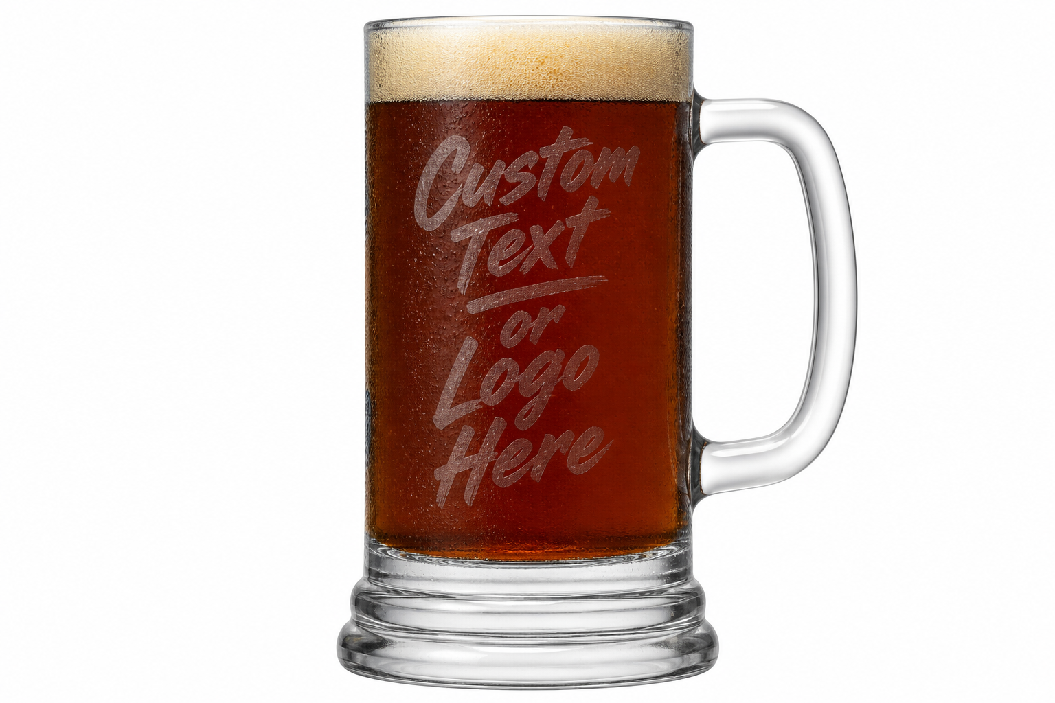Add Custom Text or Logo Here | sandblast frost placeholder