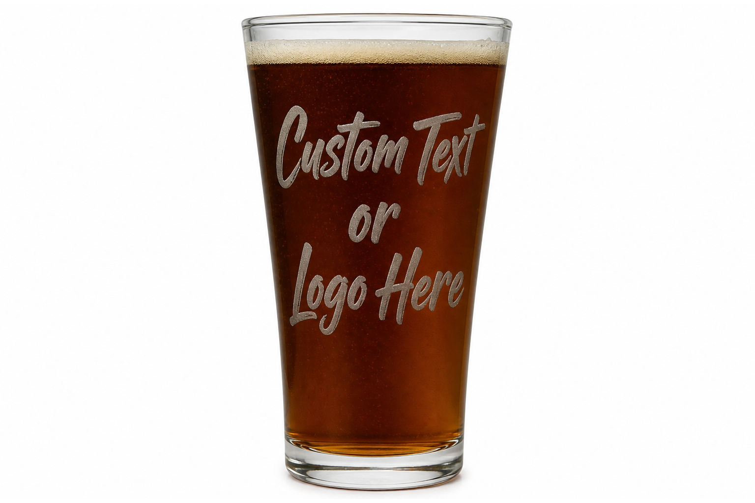 Add Custom Text or Logo Here | sandblast frost placeholder