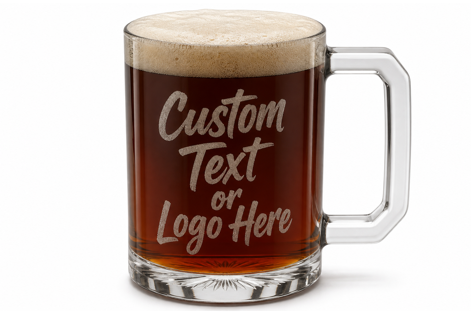 Add Custom Text or Logo Here | sandblast frost placeholder
