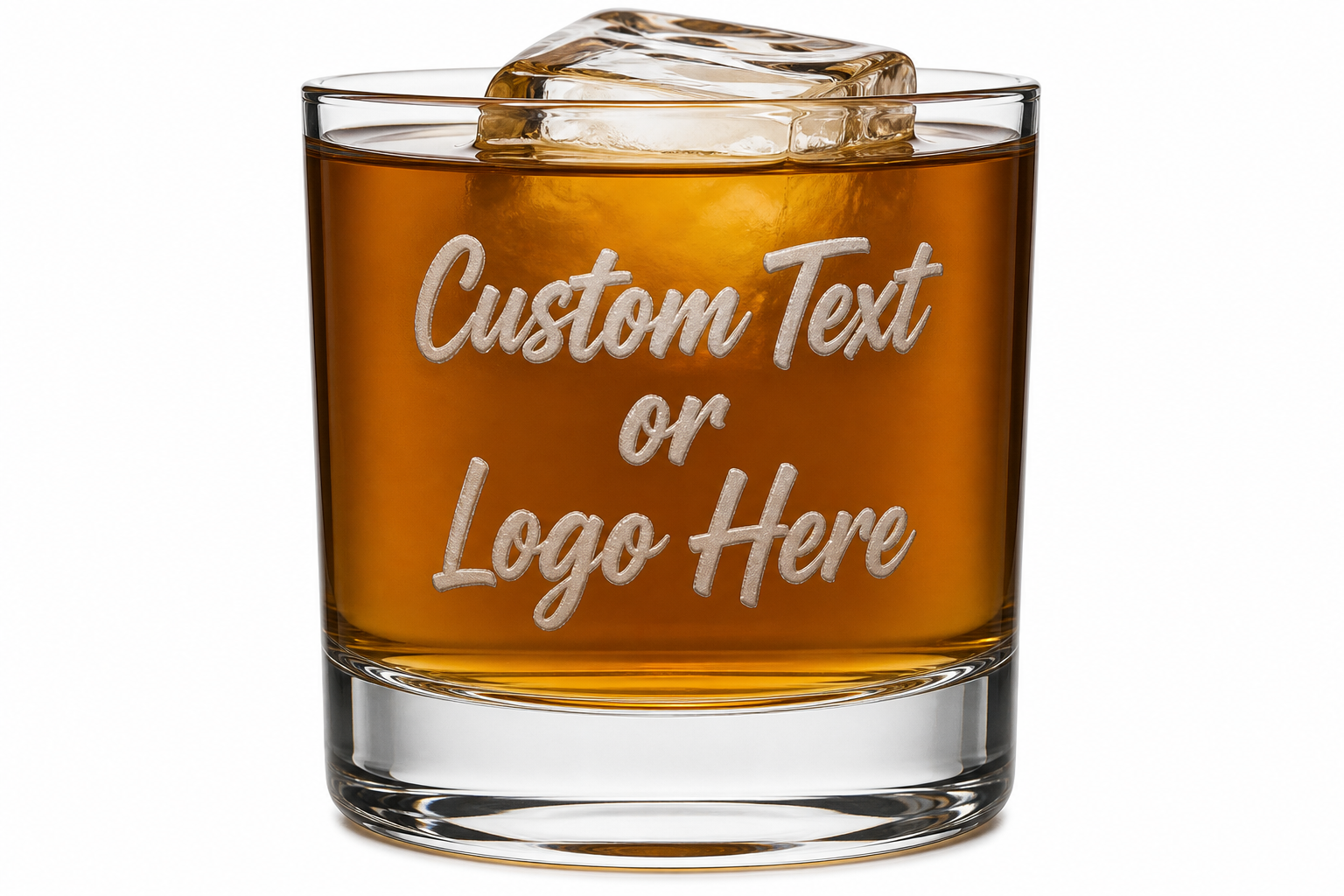 Add Custom Text or Logo Here | sandblast frost placeholder