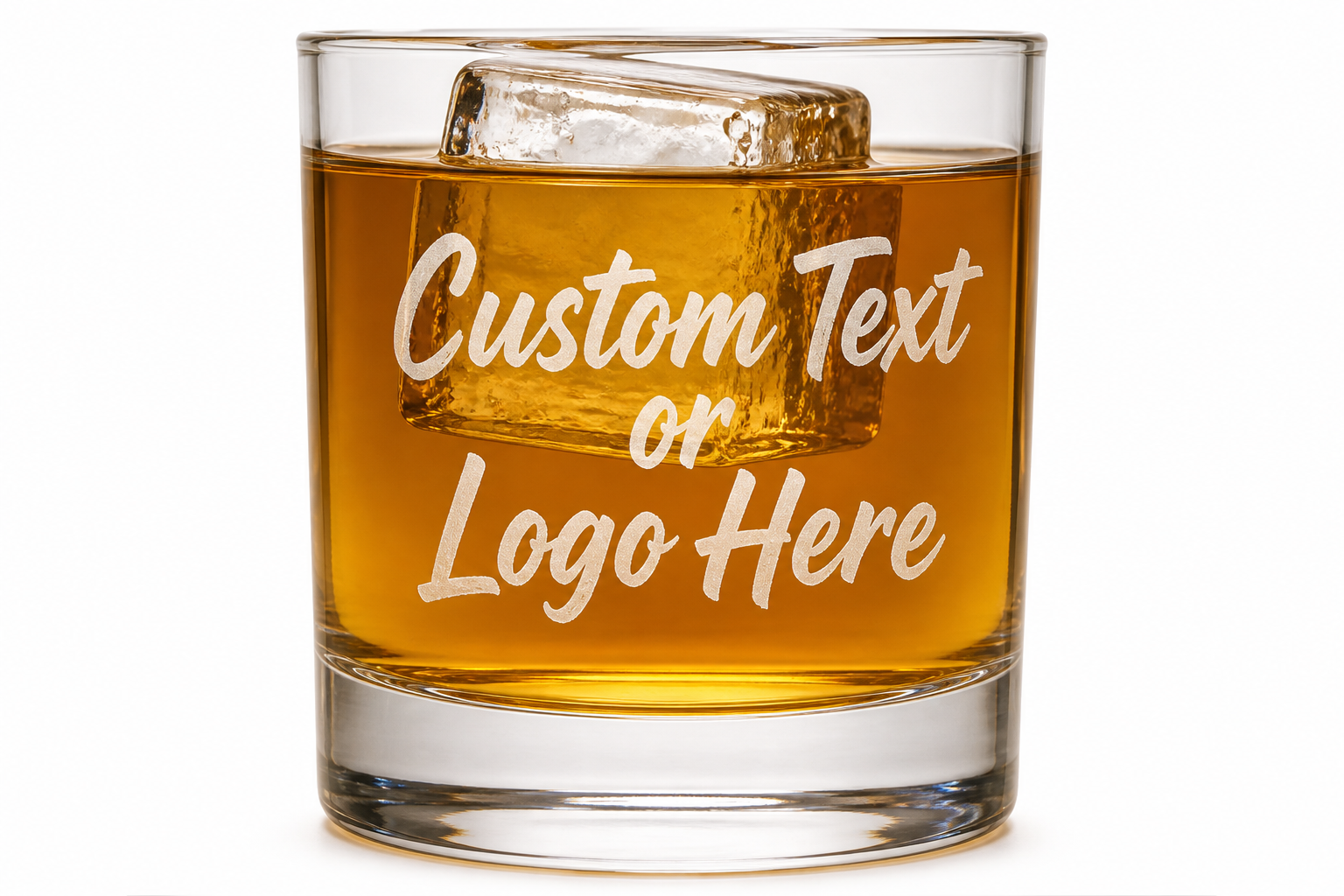 Add Custom Text or Logo Here | sandblast frost placeholder
